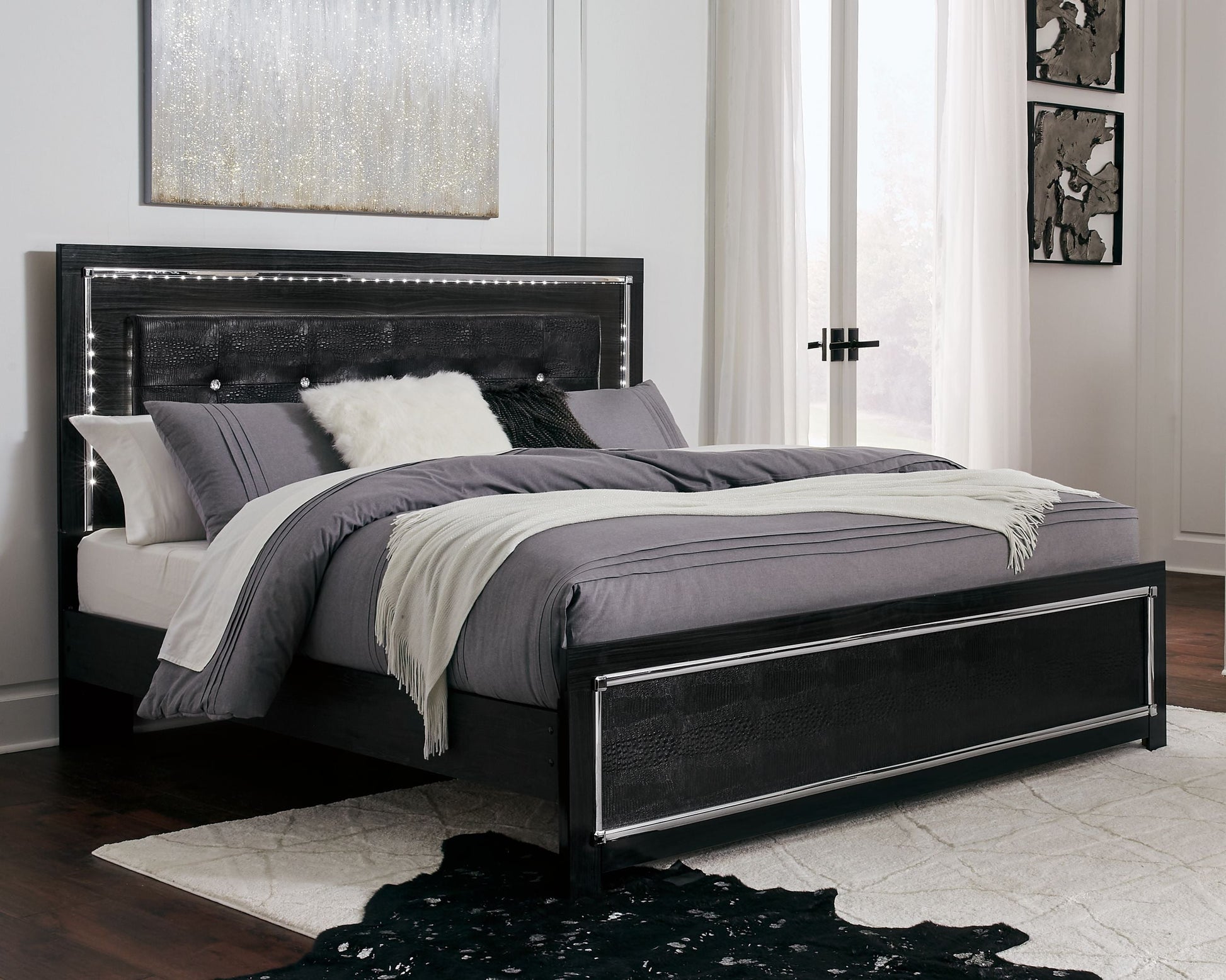 Signature Design by Ashley® Kaydell - Storage Bed With Roll Slats | Meri Furniture