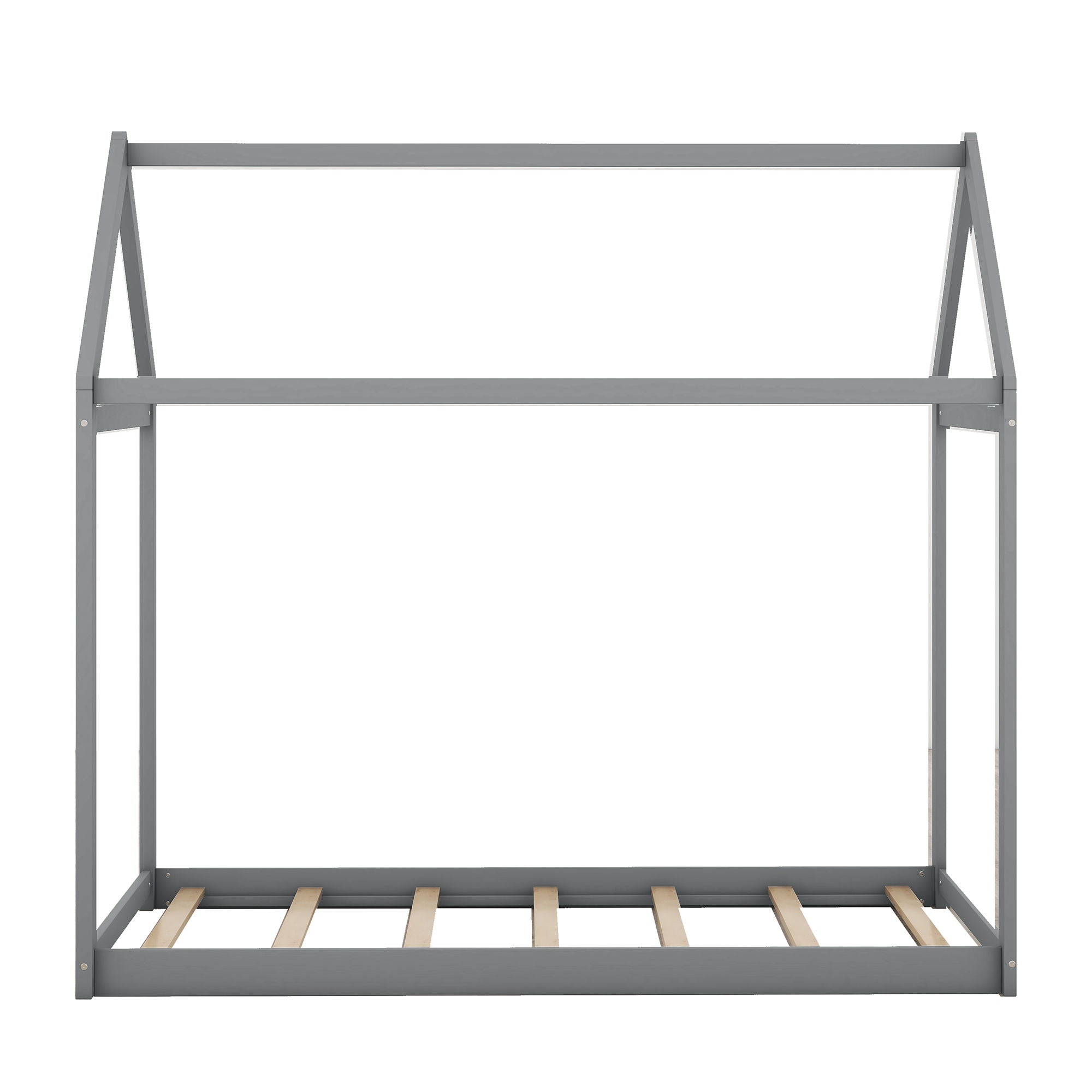 Wooden House Shaped Bed