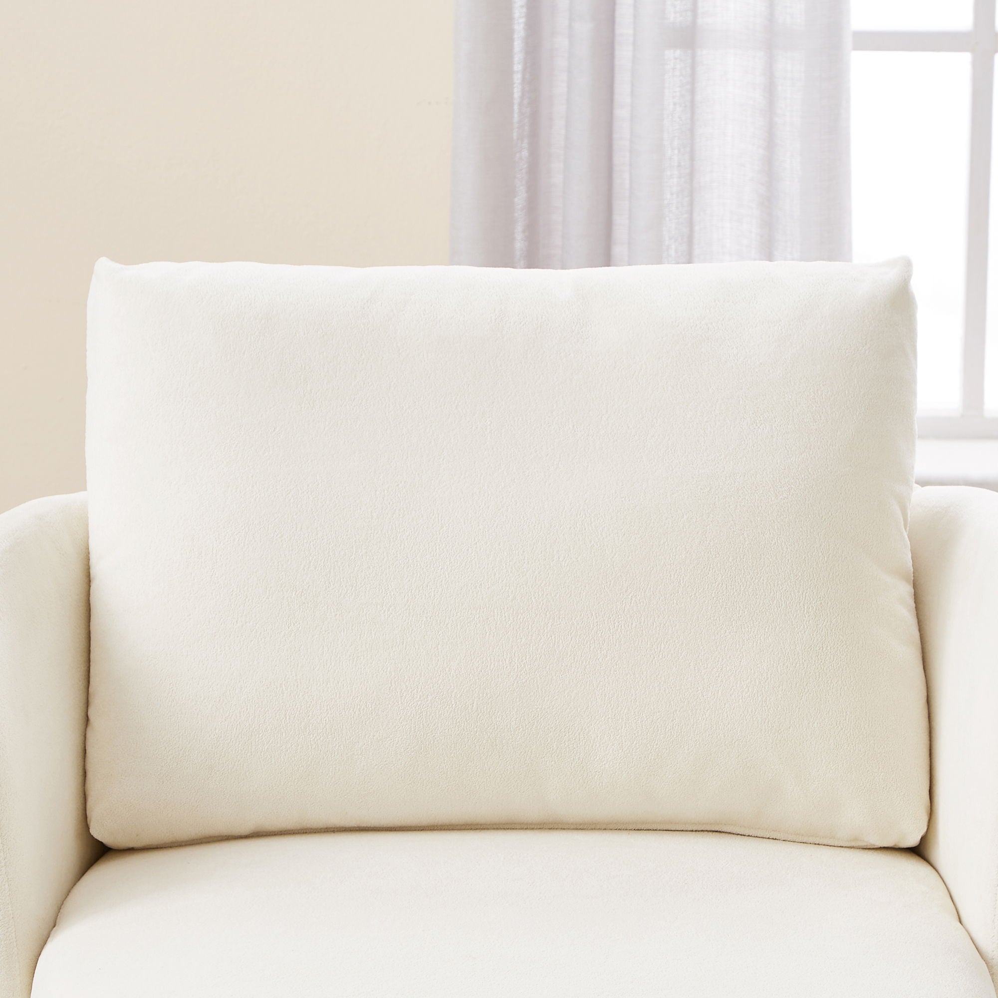 360° Modern Swivel Chair With Upholstered Curved Design