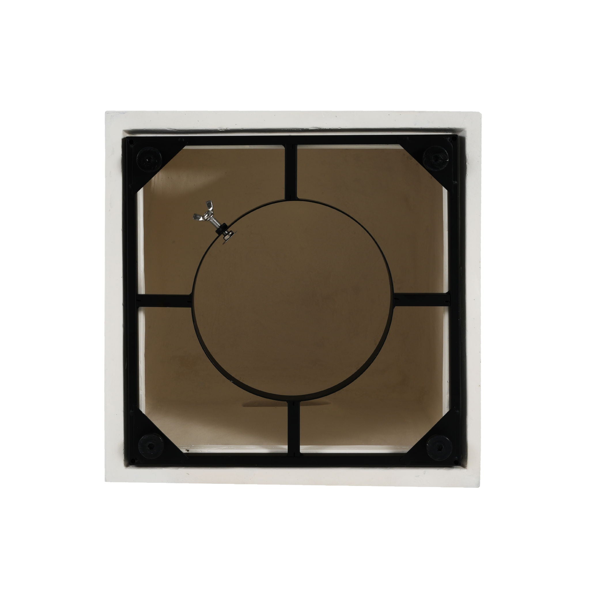 Modern Tank Holder Side Table With Smooth Concrete Surface