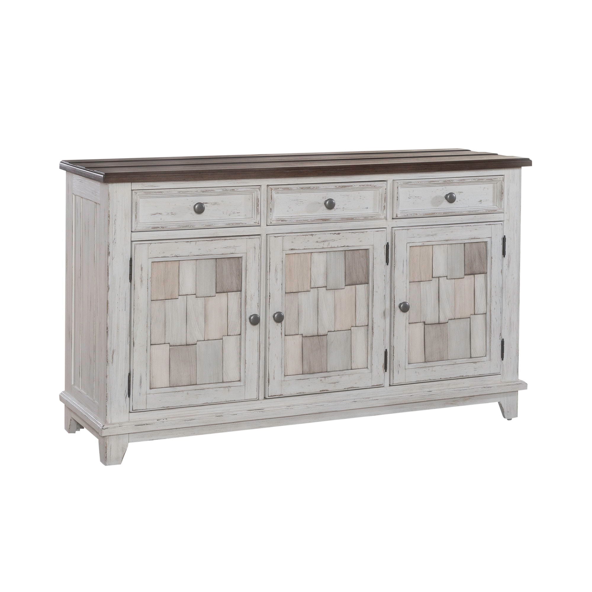 Liberty Furniture River Place - Accent Server - White | Meri Furniture