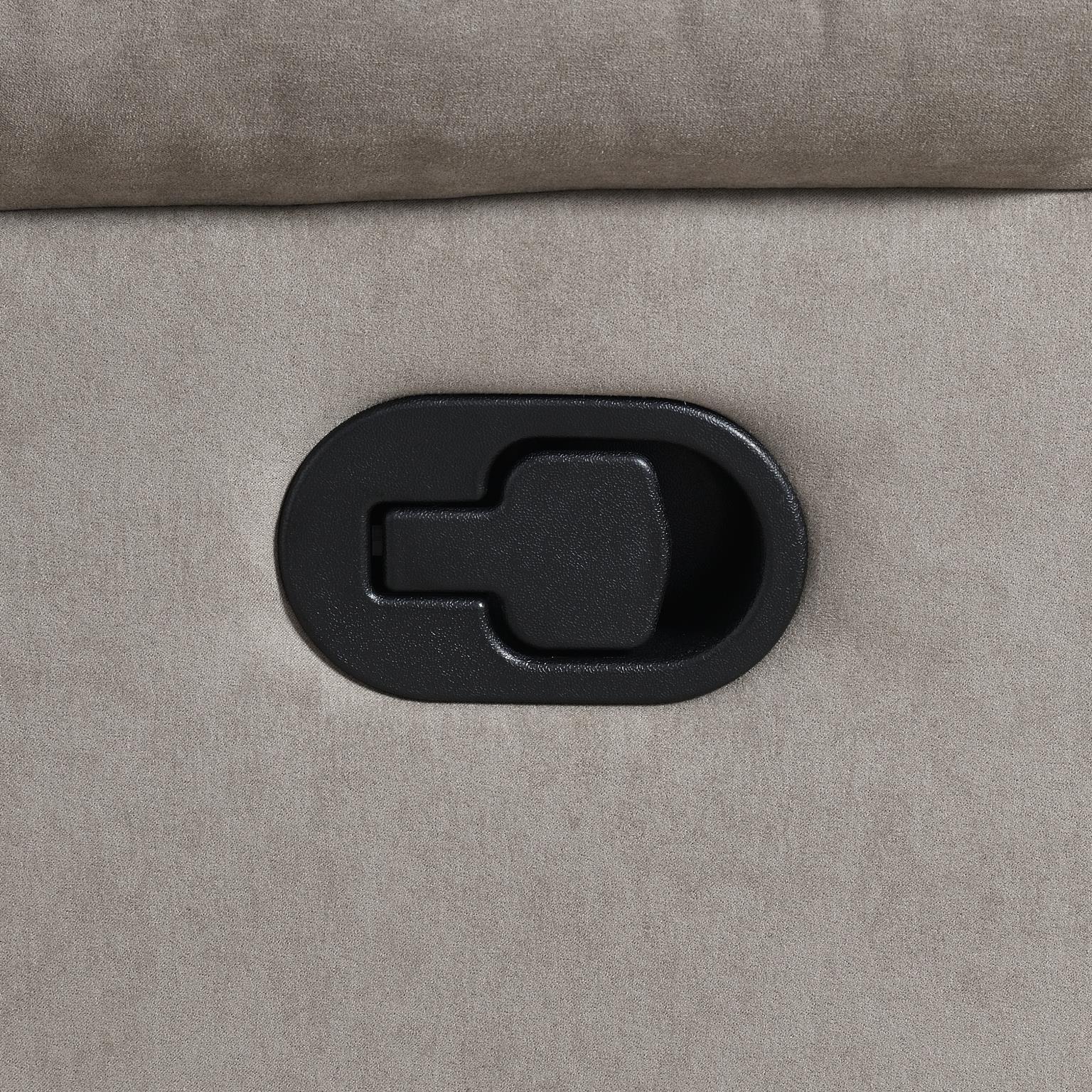 U142 - Motion Glider Loveseat - Charcoal