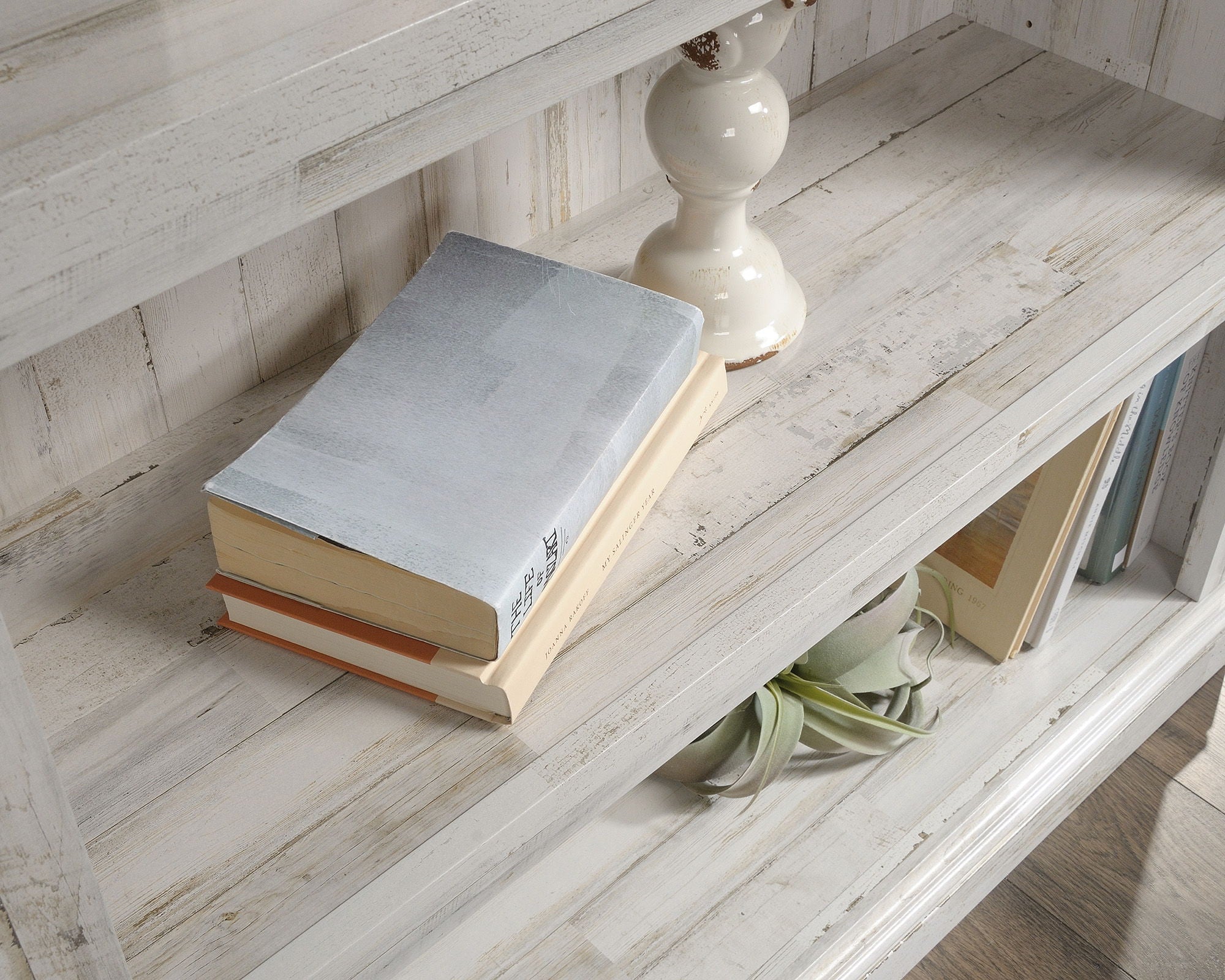 3-Shelf Bookcase White Plank