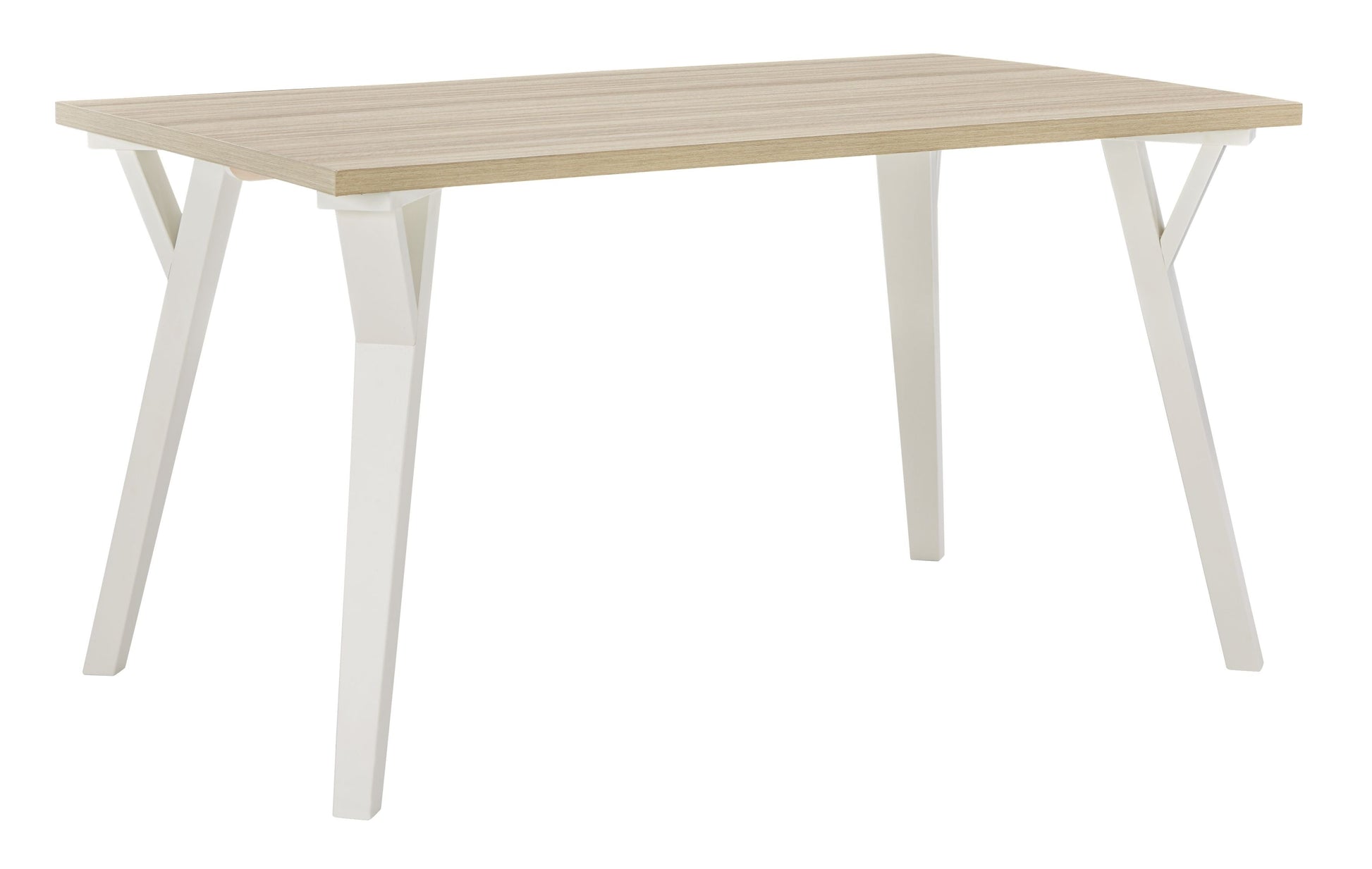 Signature Design by Ashley® Grannen - White - Rectangular Dining Room Table | Meri Furniture