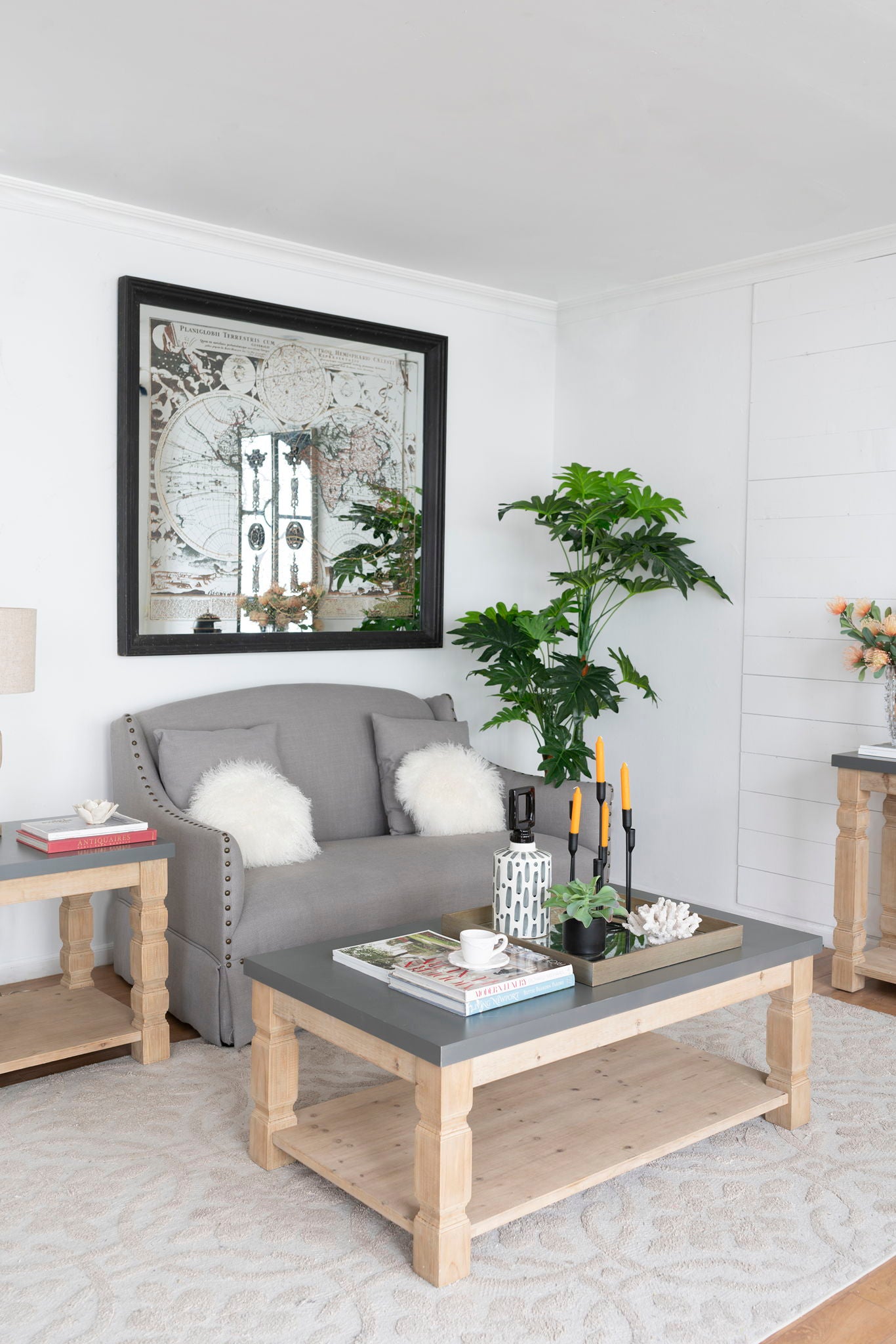 Rustic And Modern Console Table