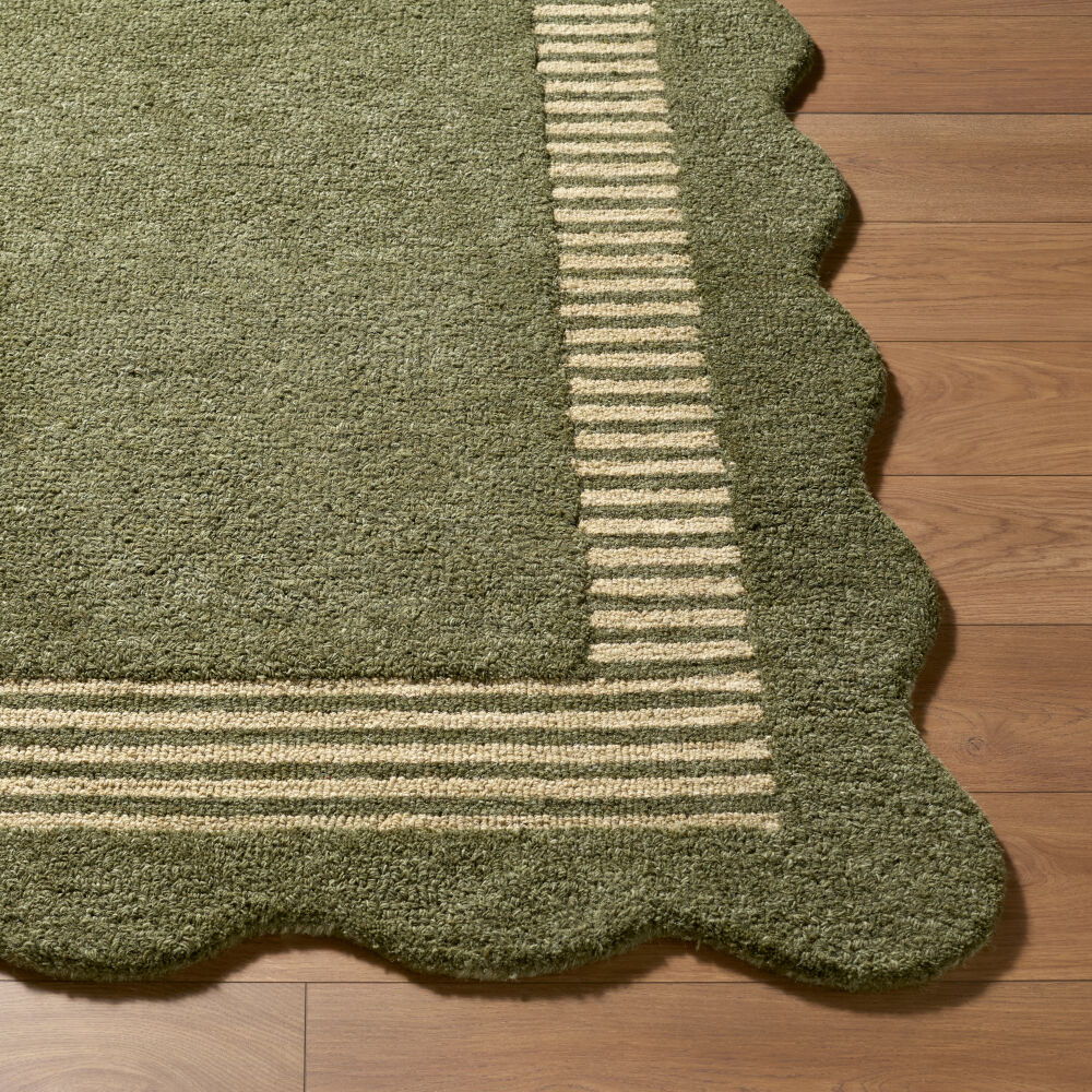 Scalloped Handmade Rug