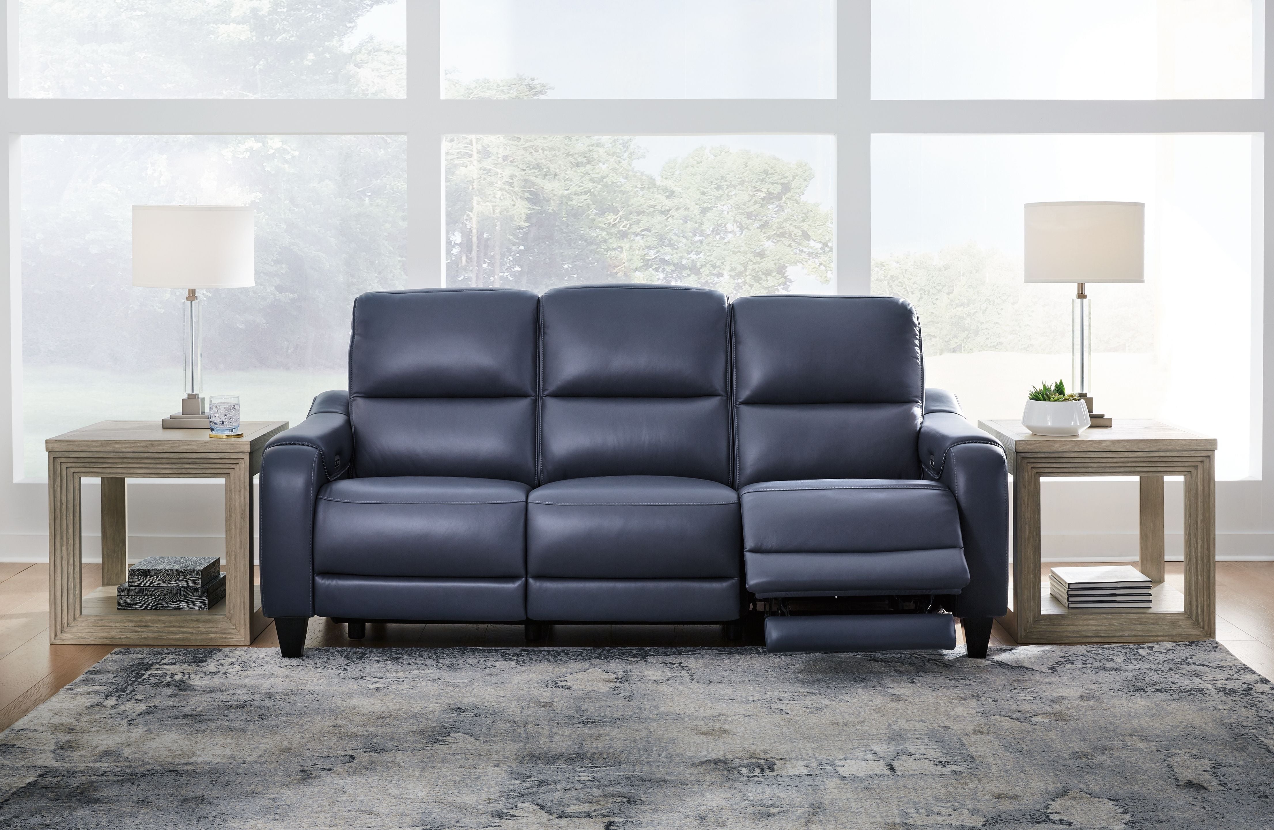Signature Design by Ashley® Mercomatic - Power Reclining Sofa With Adj Headrest | Meri Furniture