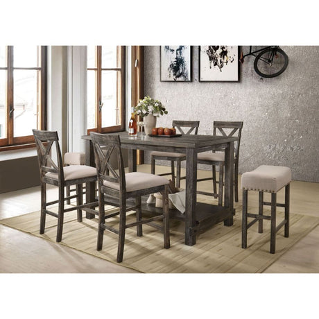 ACME Martha II - Counter Height Table | Meri Furniture
