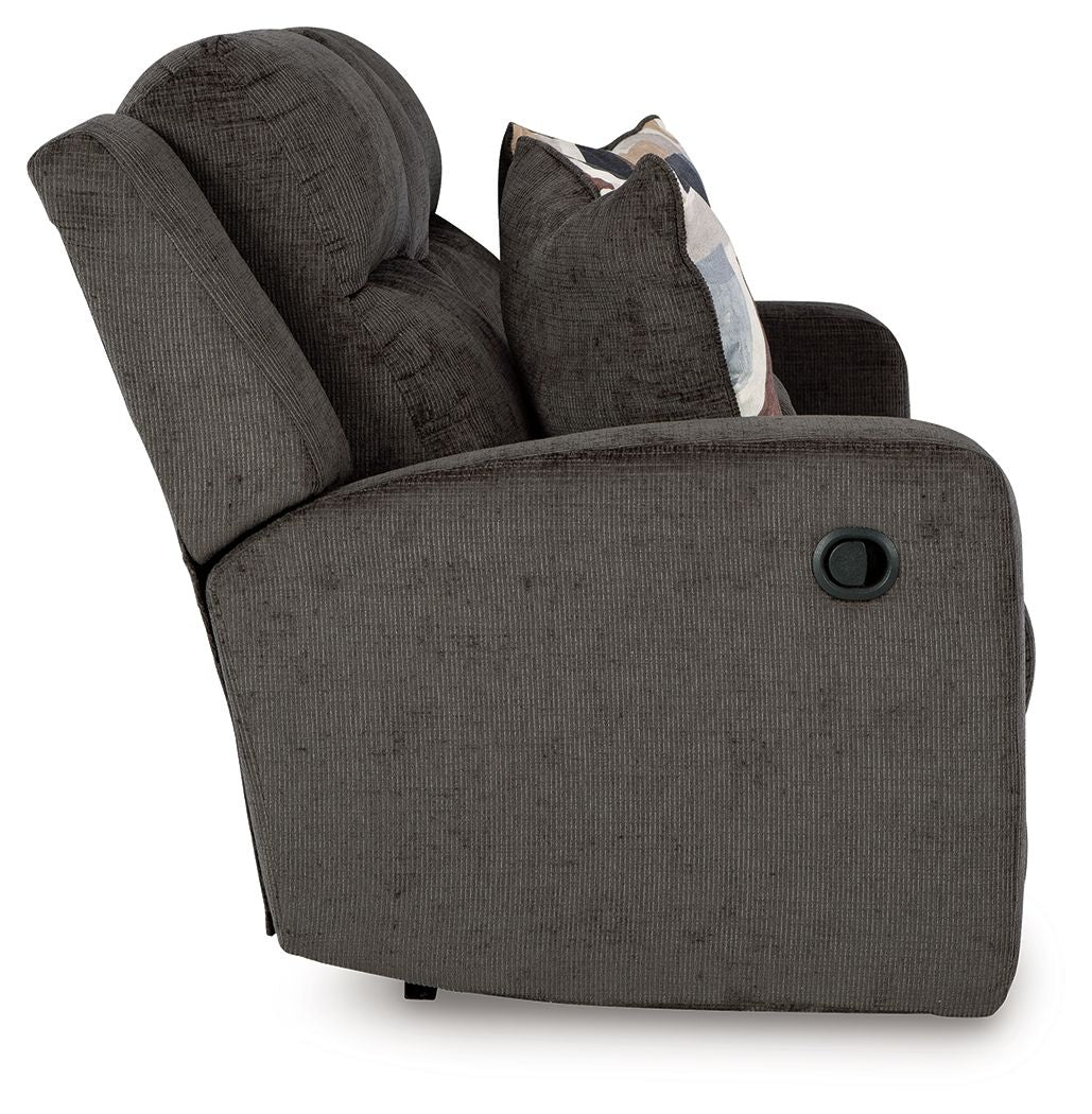 Signature Design by Ashley® Kanlow - Dbl Reclining Loveseat With Console | Meri Furniture