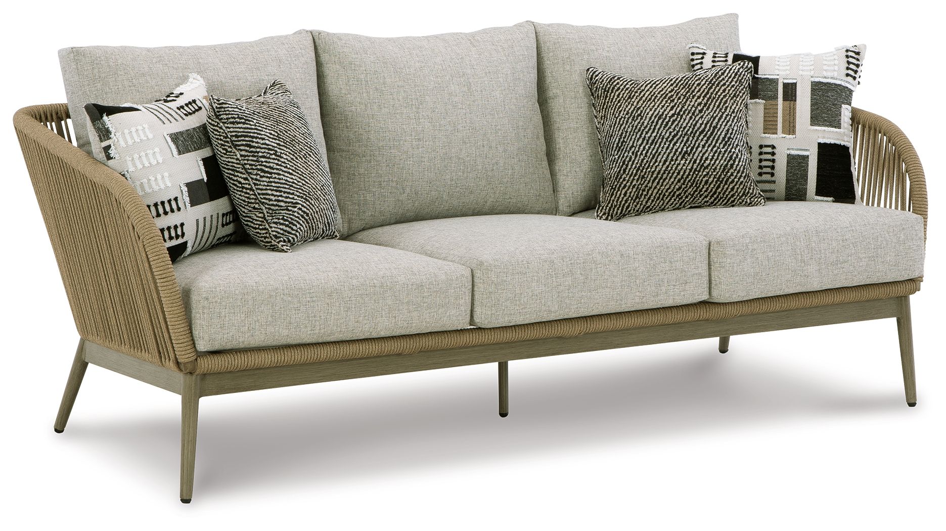 Signature Design by Ashley® Swiss Valley - Beige - Sofa With Cushion | Meri Furniture