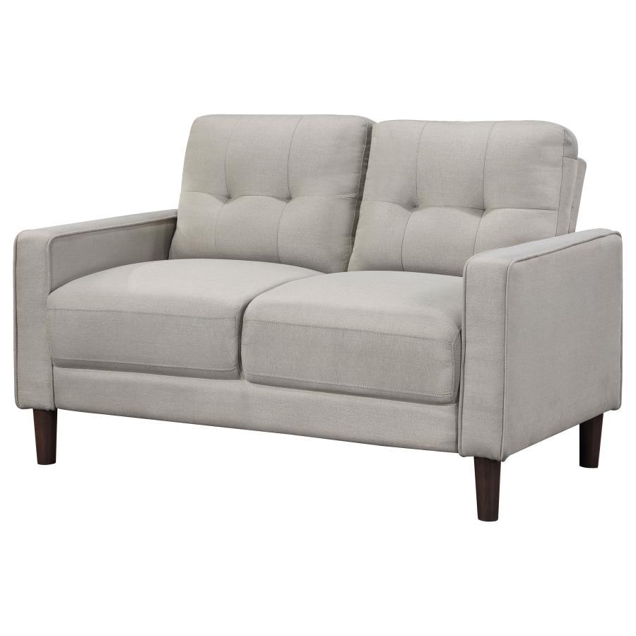 Coaster Fine Furniture Bowen - Upholstered Track Arm Tufted Loveseat | Meri Furniture