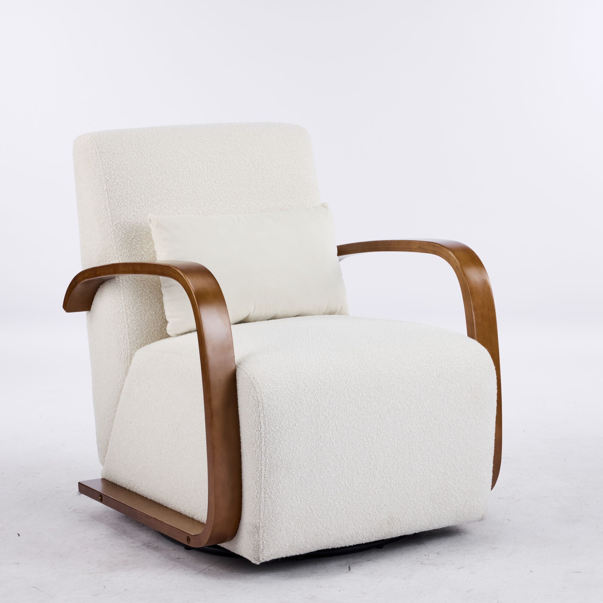 Swivel Accent Rotatable Ergonomic Single Chair For Living Room