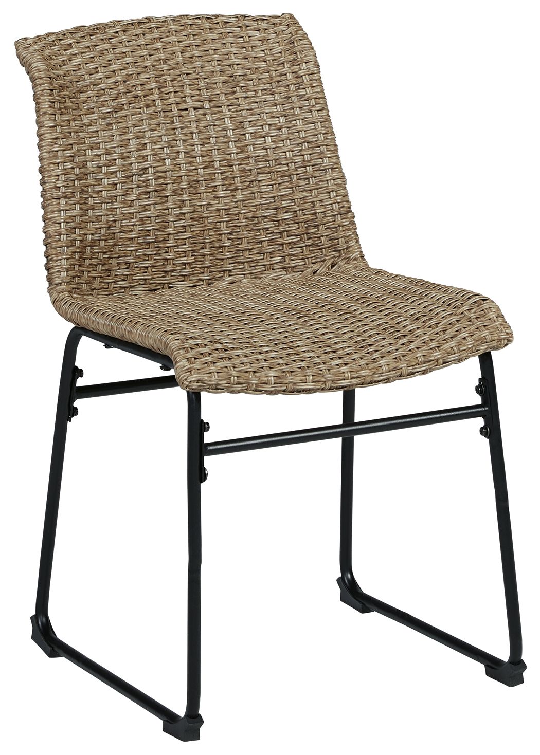 Ashley Furniture Amaris - Brown / Black - Chair (Set of 2) | Meri Furniture