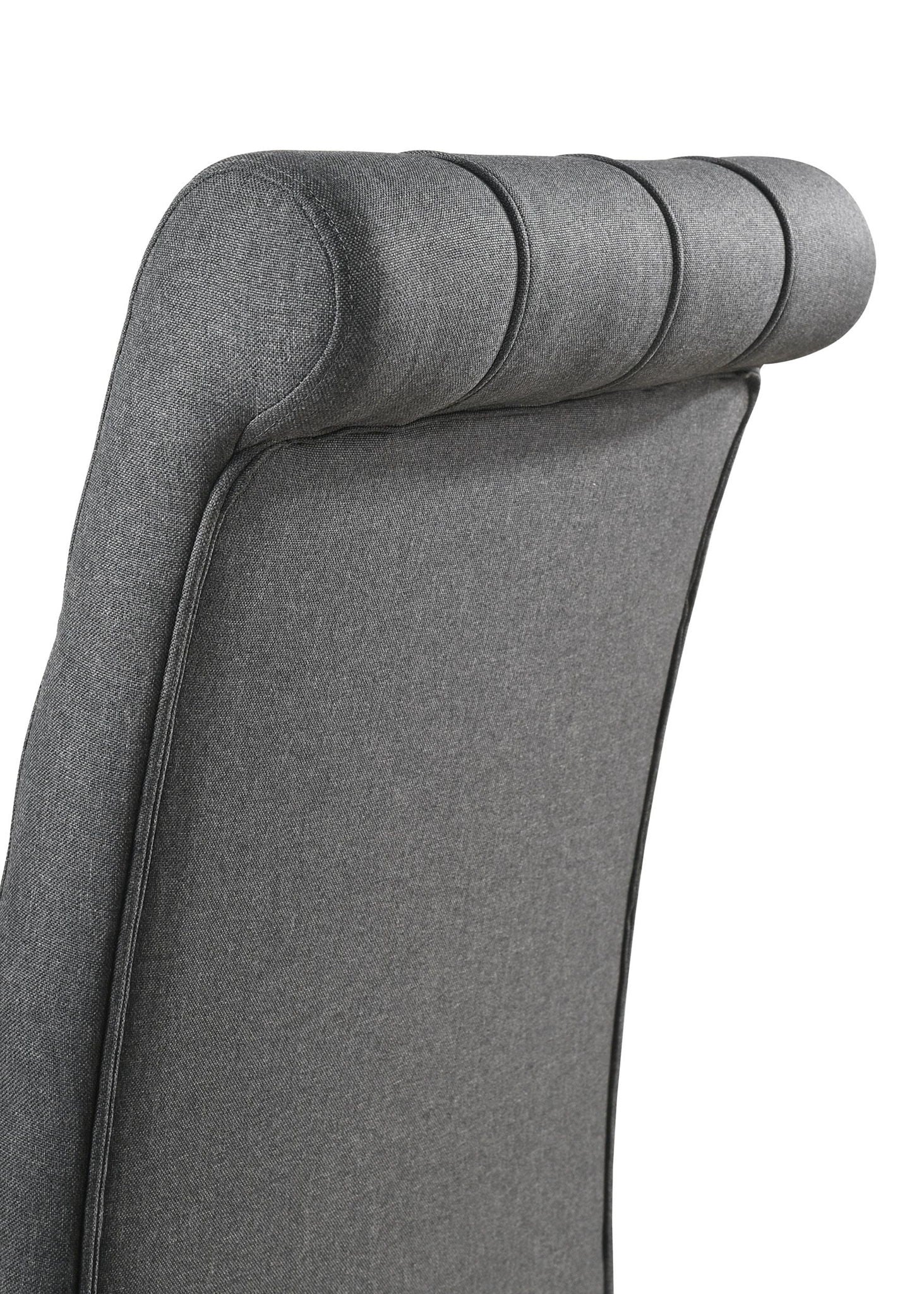 Alana Fabric Upholstered Dining Side Chair Grey (Set of 2)