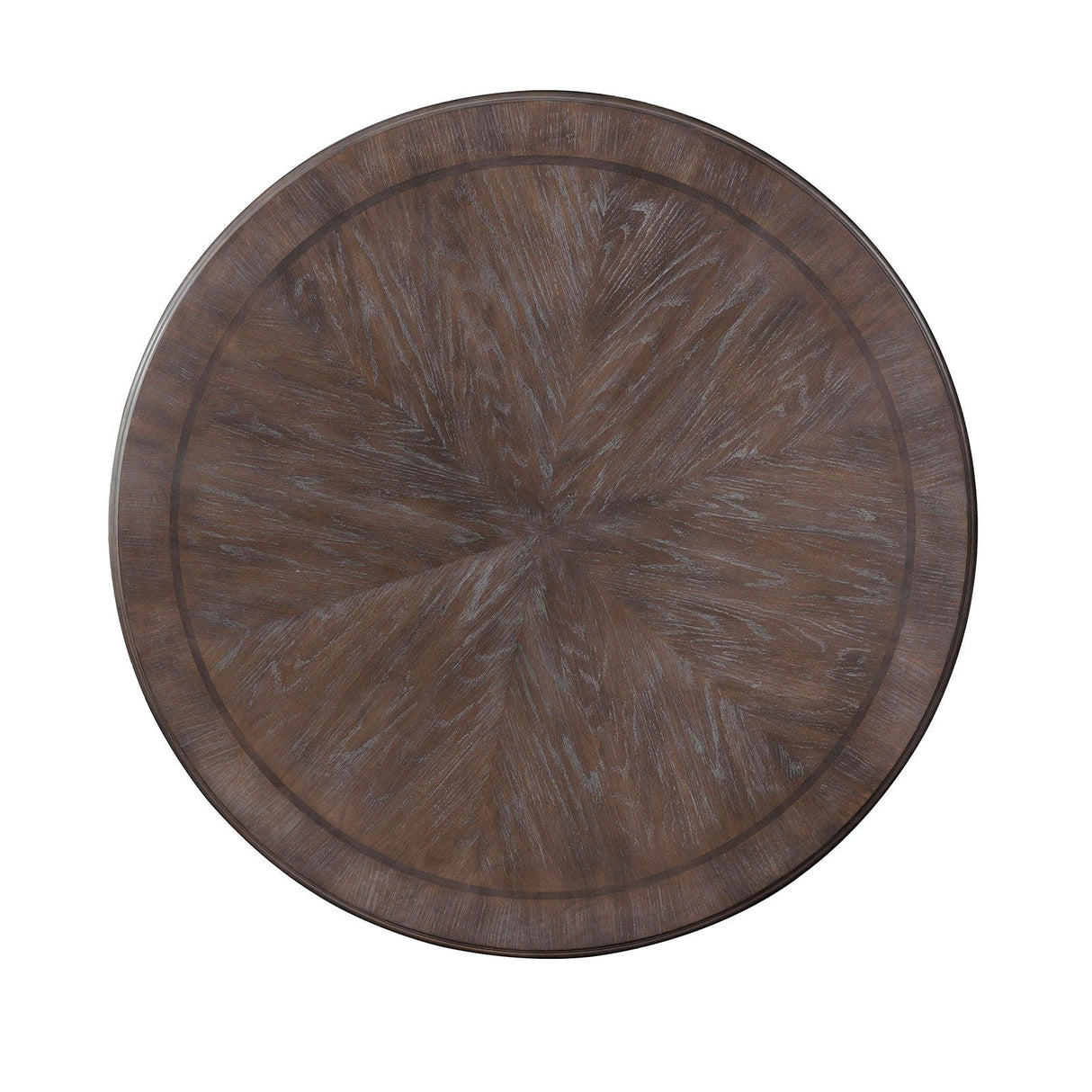 Furniture of America Arcadia - Round Dining Table - Rustic Natural Tone / Ivory | Meri Furniture