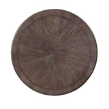 Furniture of America Arcadia - Round Dining Table - Rustic Natural Tone / Ivory | Meri Furniture