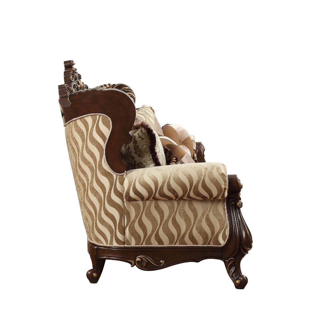 ACME Shalisa - Sofa - Fabric & Walnut | Meri Furniture