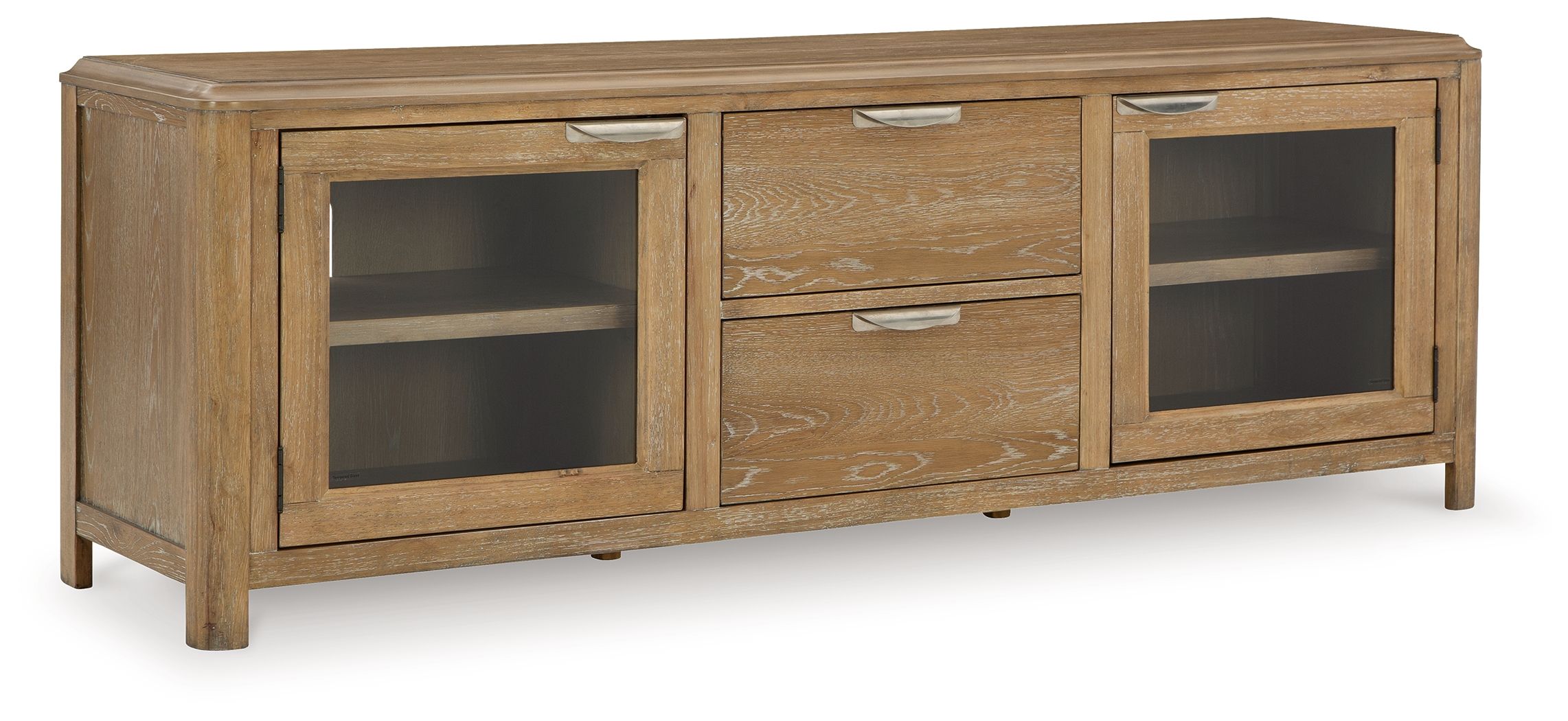 Signature Design by Ashley® Rencott - Light Brown - Extra Large TV Stand | Meri Furniture
