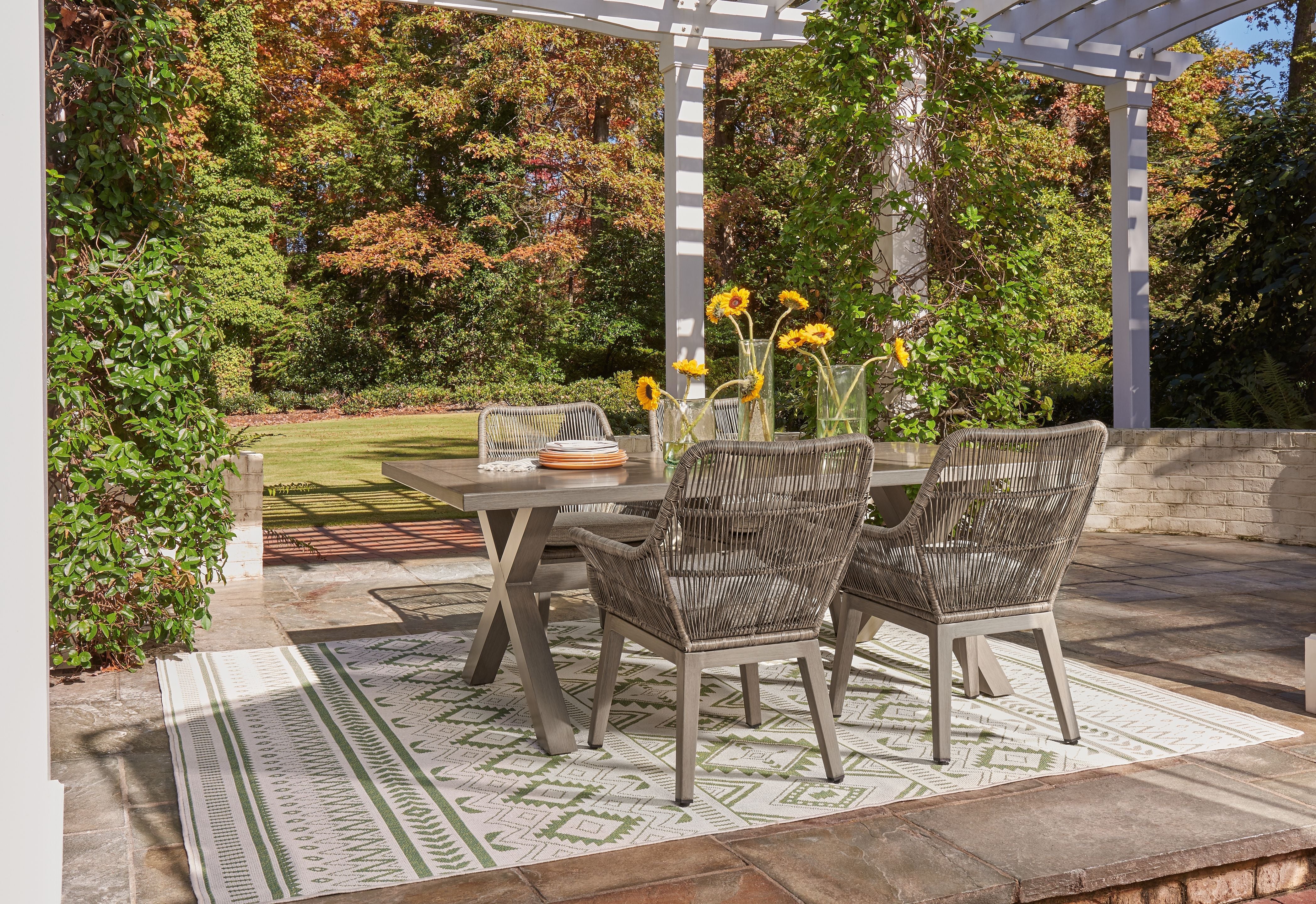 Signature Design by Ashley® Beach Front - Outdoor Dining Set | Meri Furniture