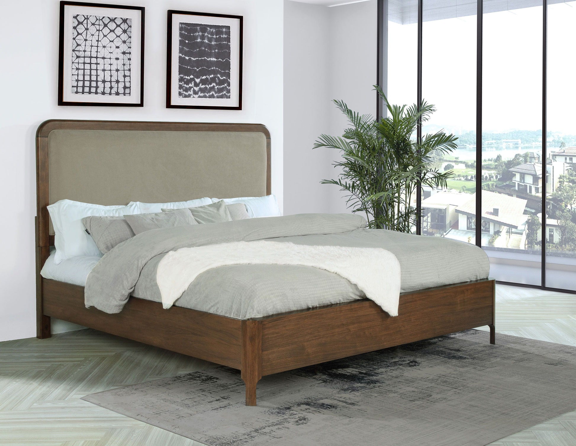 Coaster Fine Furniture Maderia - Upholstered Panel Bed | Meri Furniture