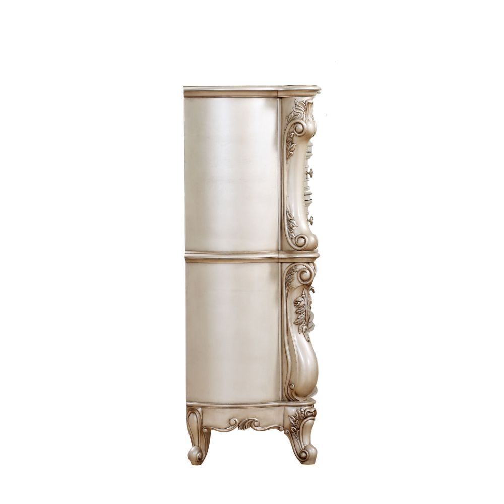 ACME Gorsedd - Chest - Antique White | Meri Furniture