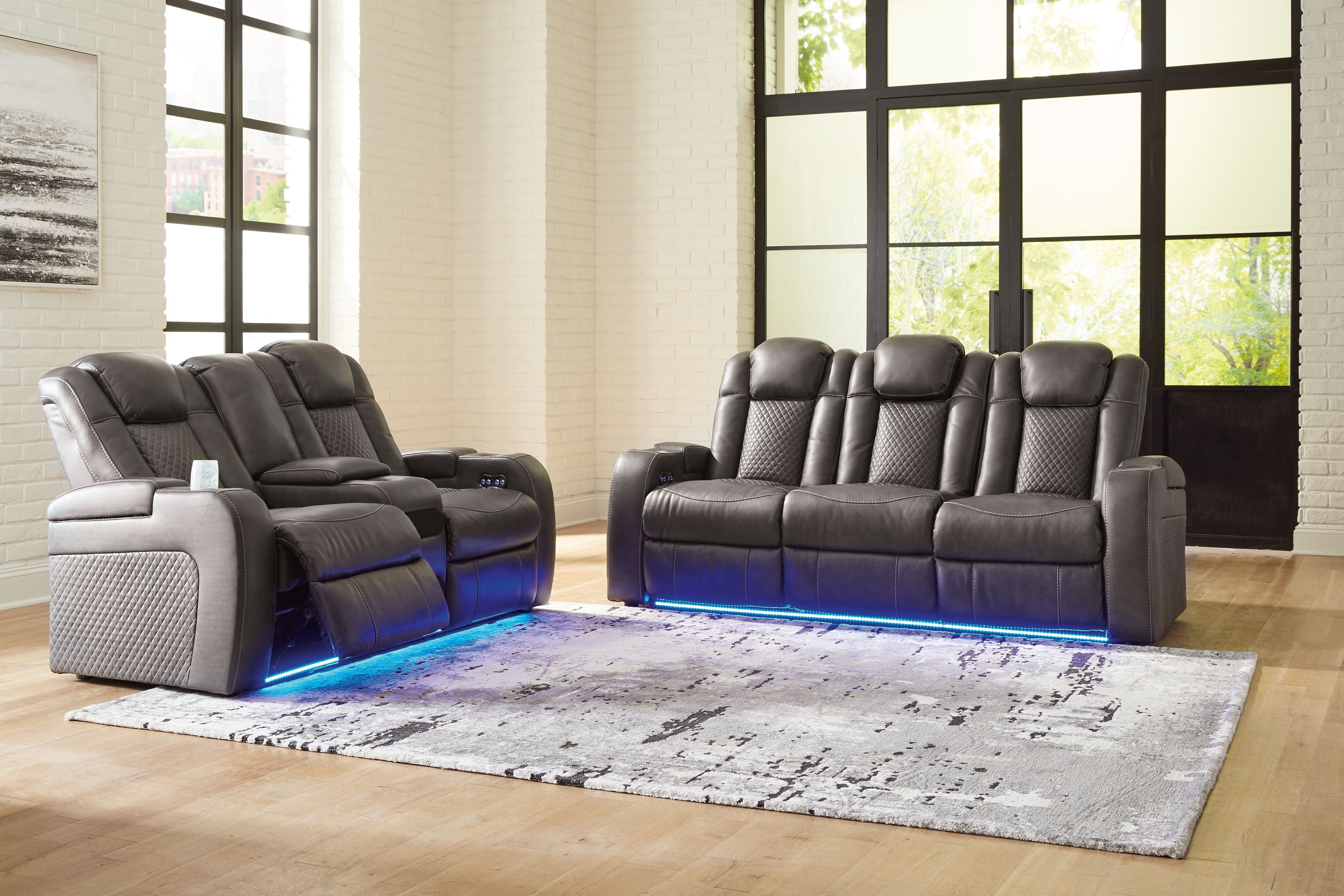 Signature Design by Ashley® Fyne-dyme - Reclining Living Room Set | Meri Furniture