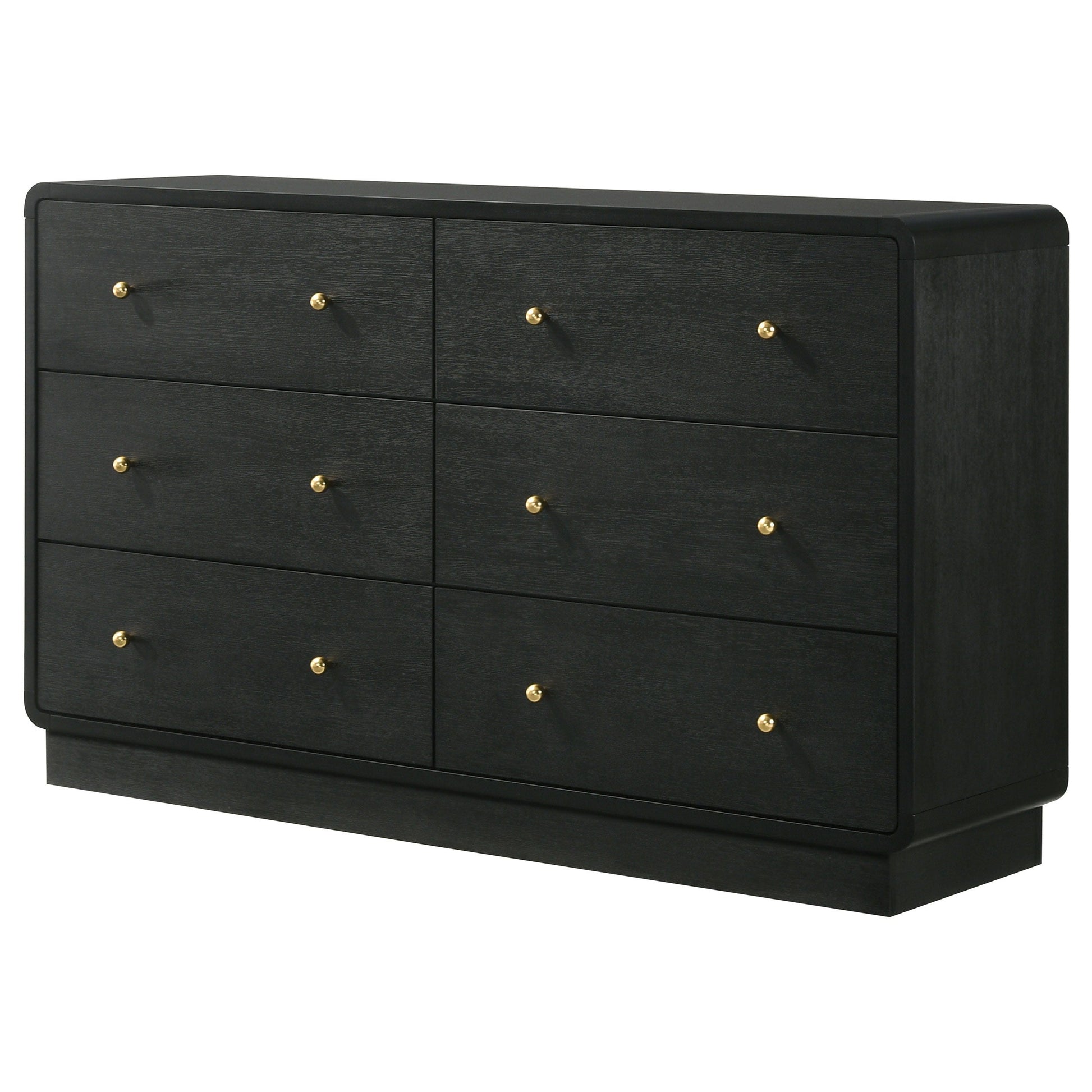 Coaster Fine Furniture Cavelle - 6-Drawer Dresser Cabinet - Black | Meri Furniture