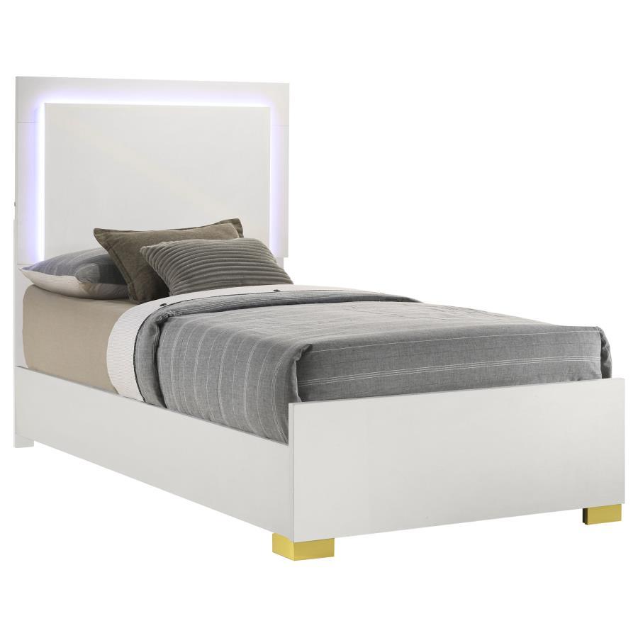 Coaster Fine Furniture Marceline - Wood LED Panel Bed | Meri Furniture