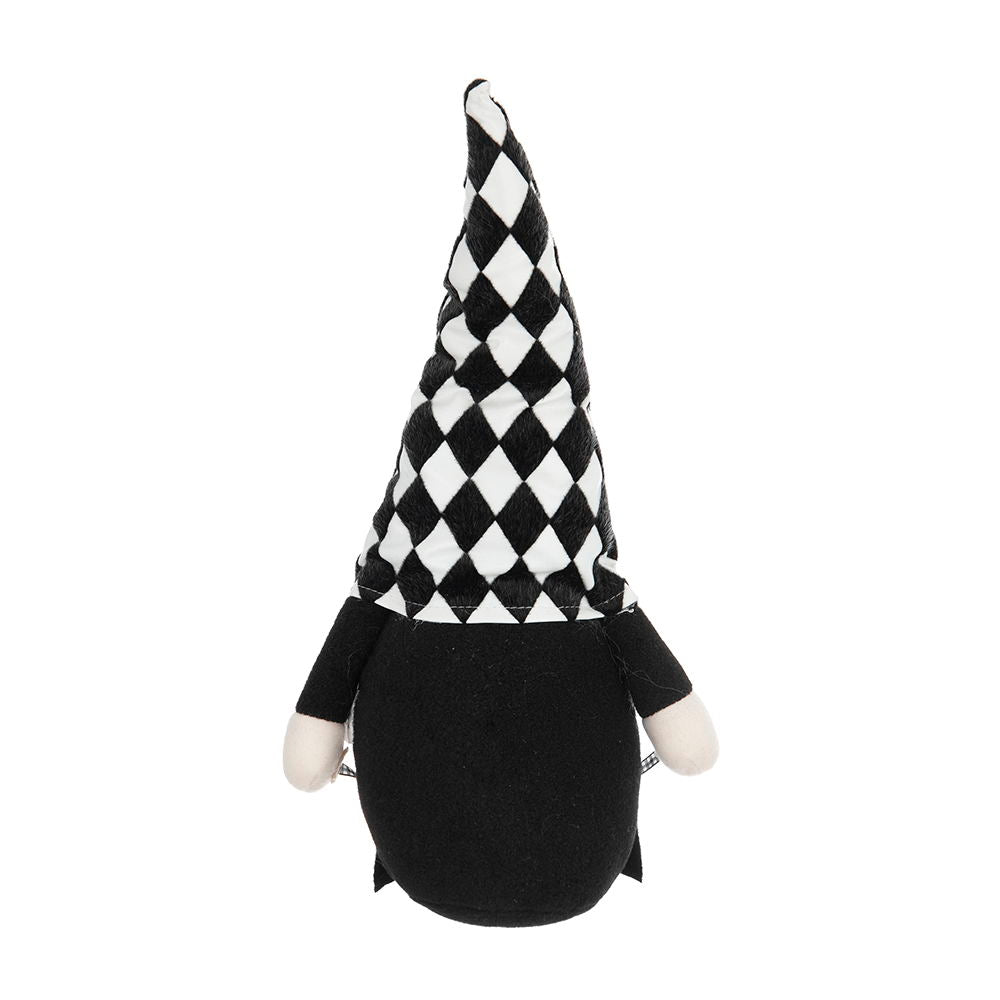 Gnome Decor, For Halloween Decor - Black / White
