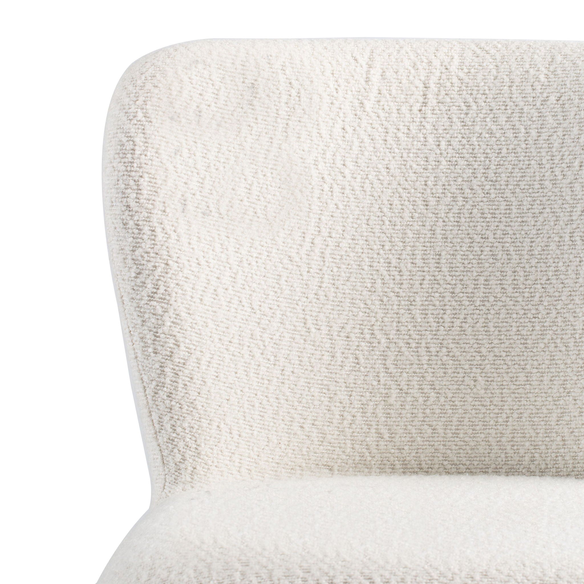 Modern Style Barstool, Tipped Ends, Suitable For Various Decoration Styles - White