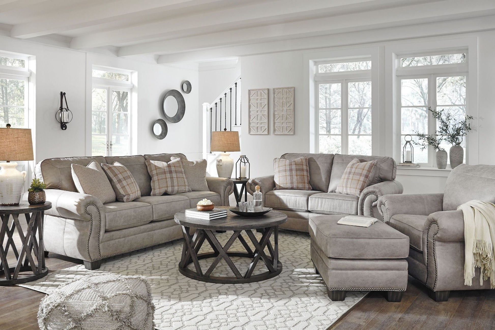 Signature Design by Ashley® Olsberg - Living Room Set | Meri Furniture