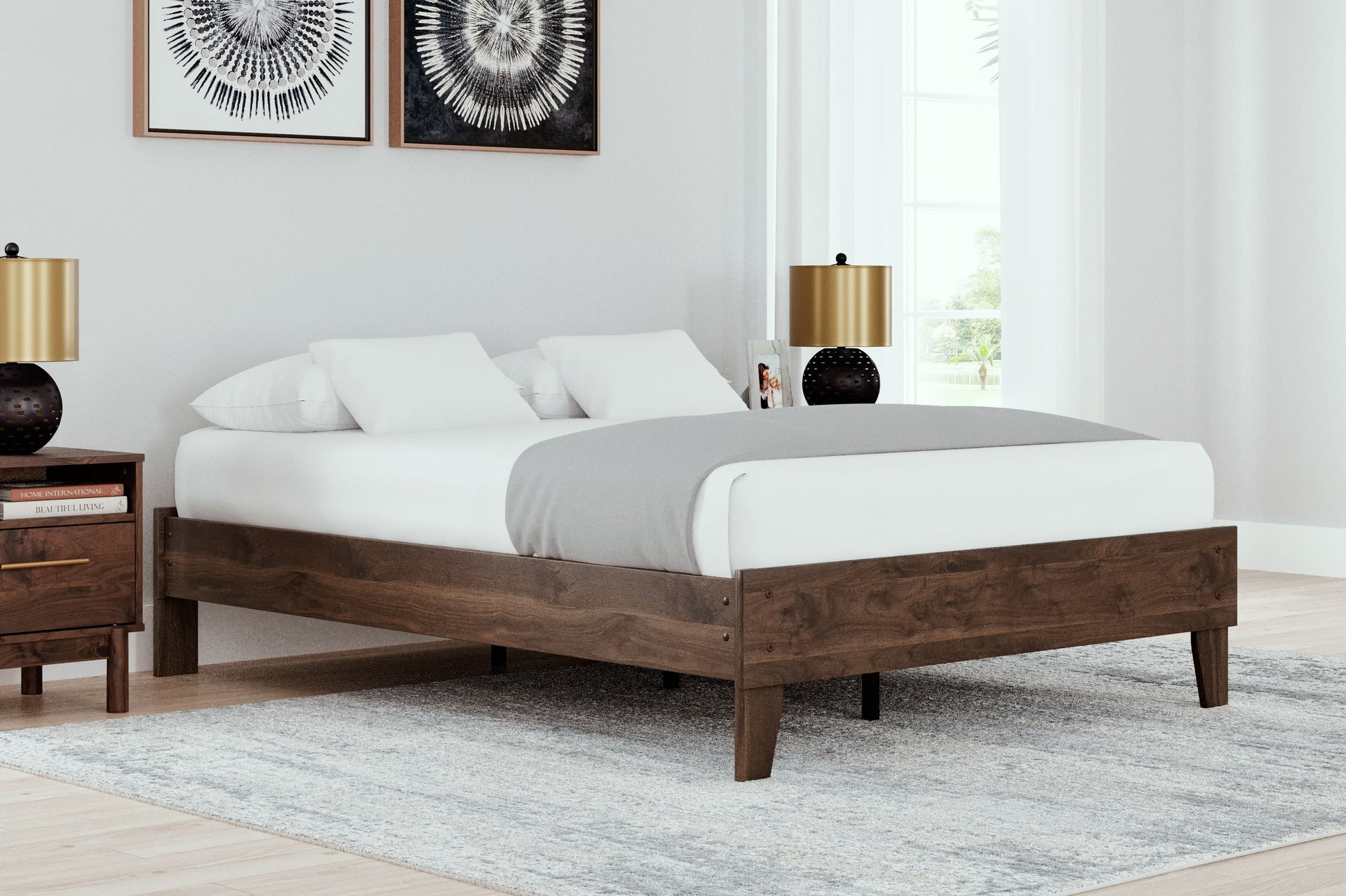 Signature Design by Ashley® Calverson - Platform Bed | Meri Furniture
