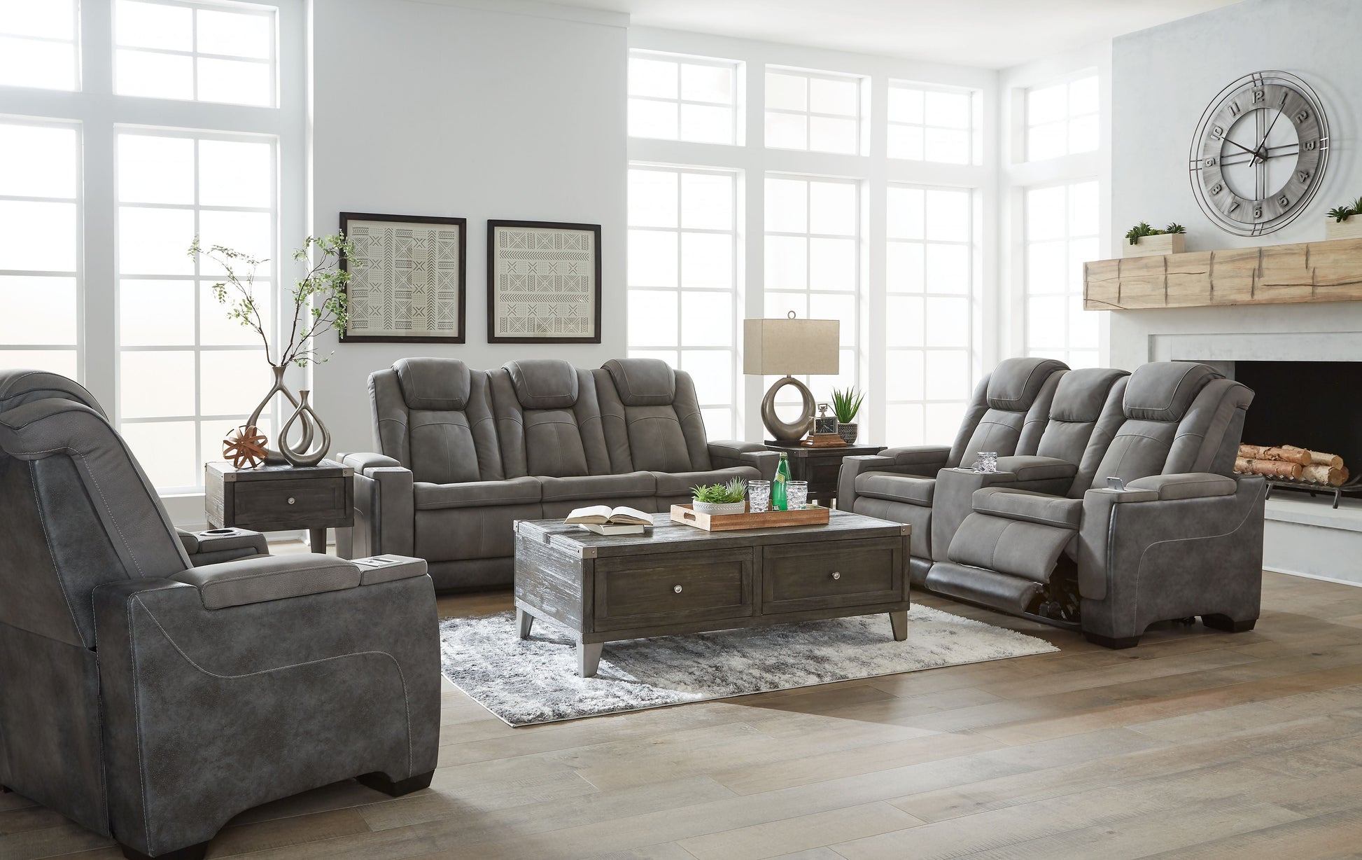 Signature Design by Ashley® Next-Gen Durapella - Power Reclinering Living Room Set | Meri Furniture