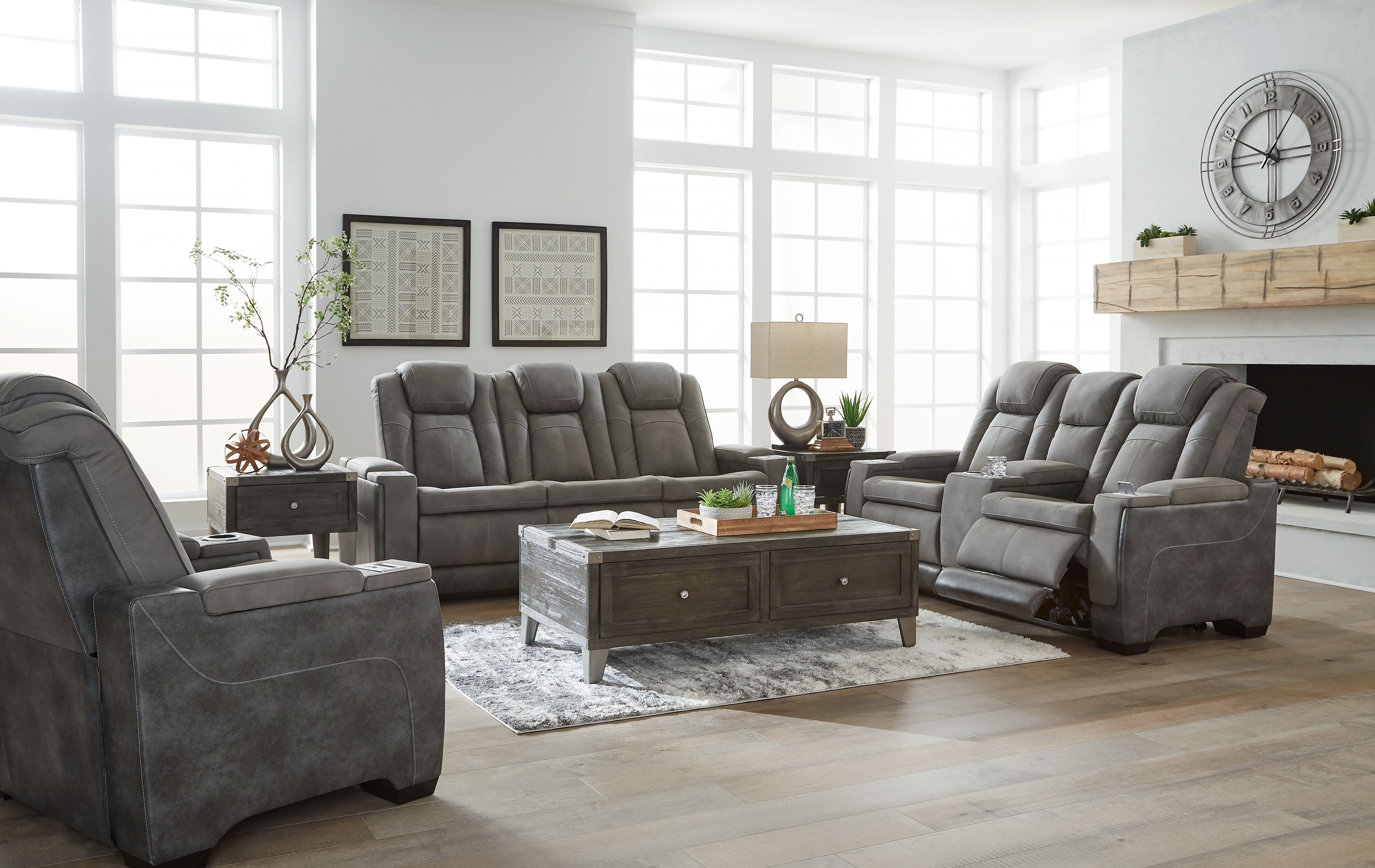 Signature Design by Ashley® Next-Gen Durapella - Power Reclinering Living Room Set | Meri Furniture