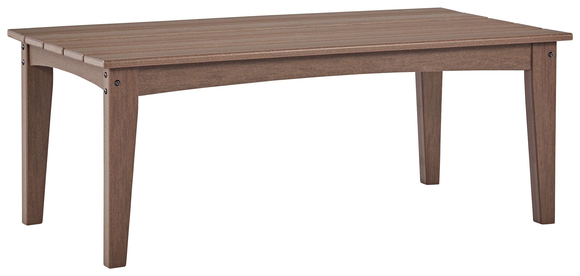 Signature Design by Ashley® Emmeline - Brown - Rectangular Cocktail Table | Meri Furniture