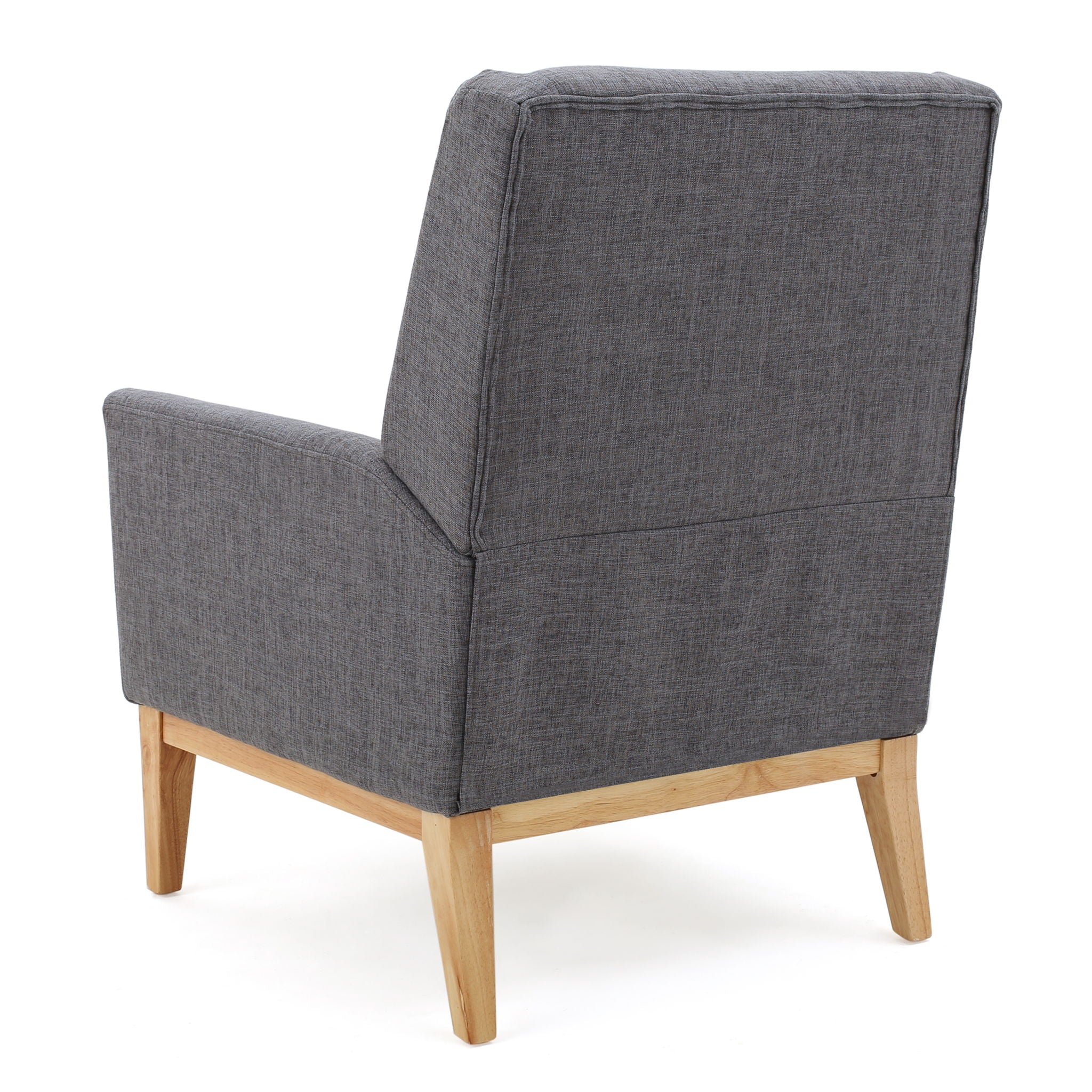 Modern Accent Chair With Padded Cushion Seat