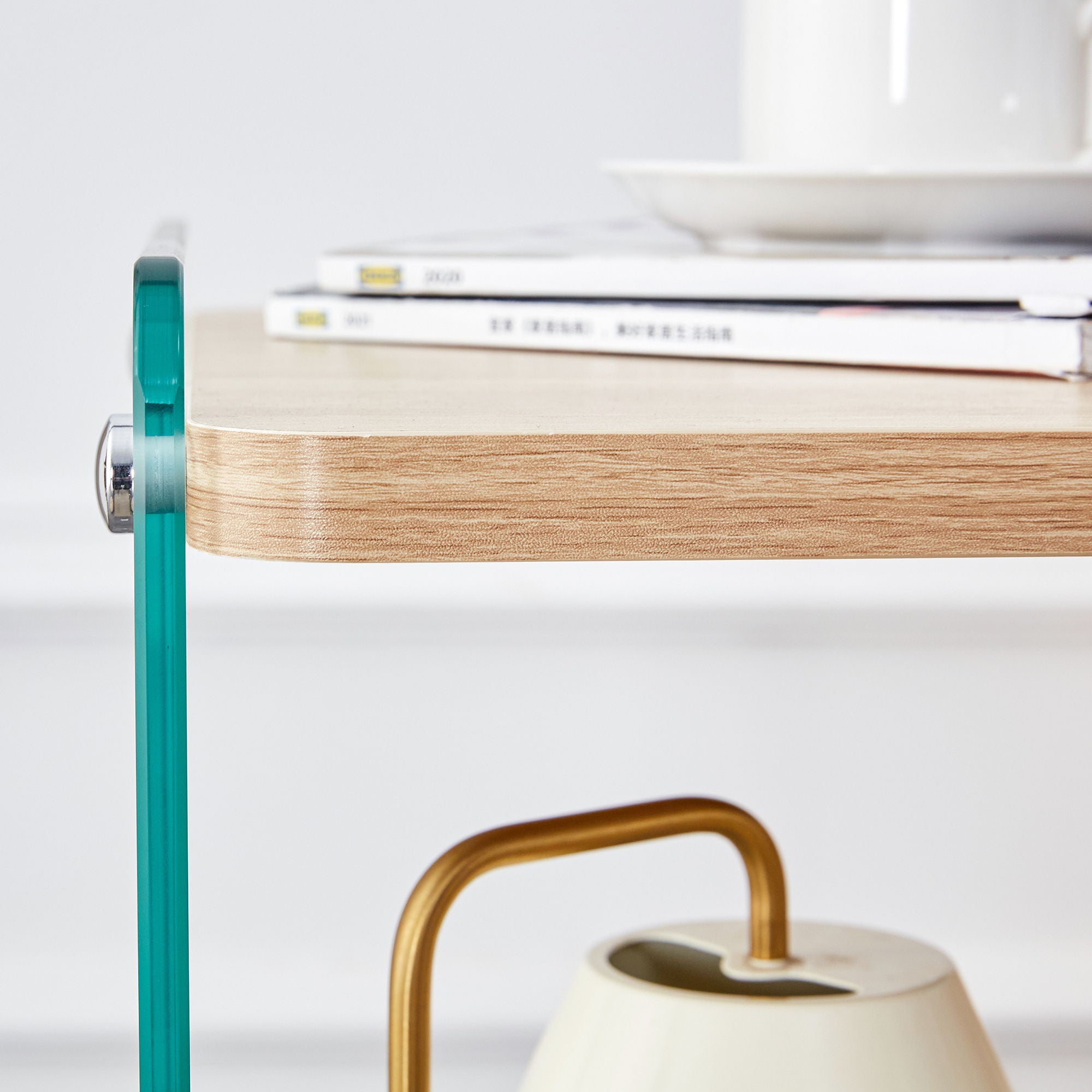 Modern 3 Layer Bedside Cabinet With Storage Function