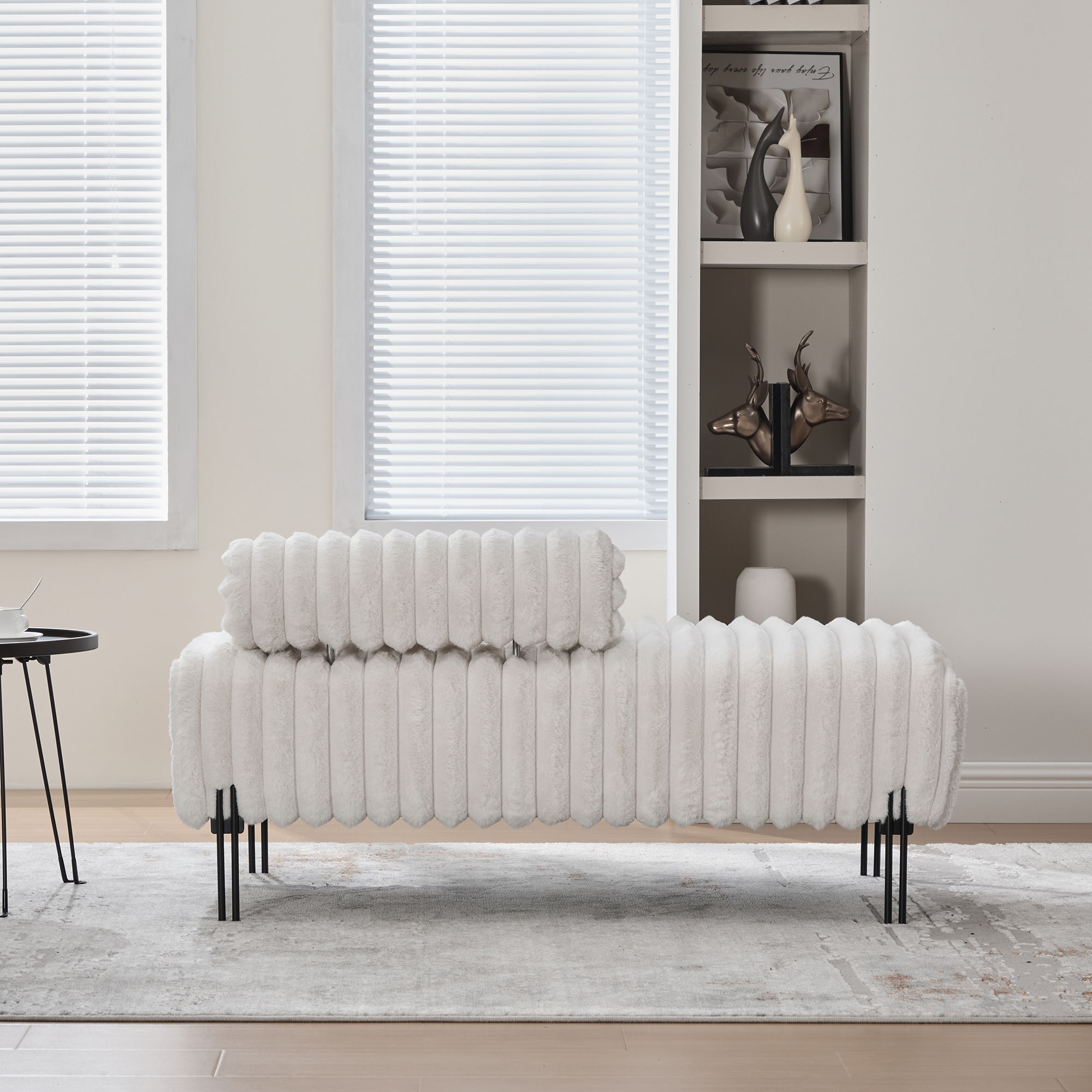 Mini Loveseat With Adjustable Backrest