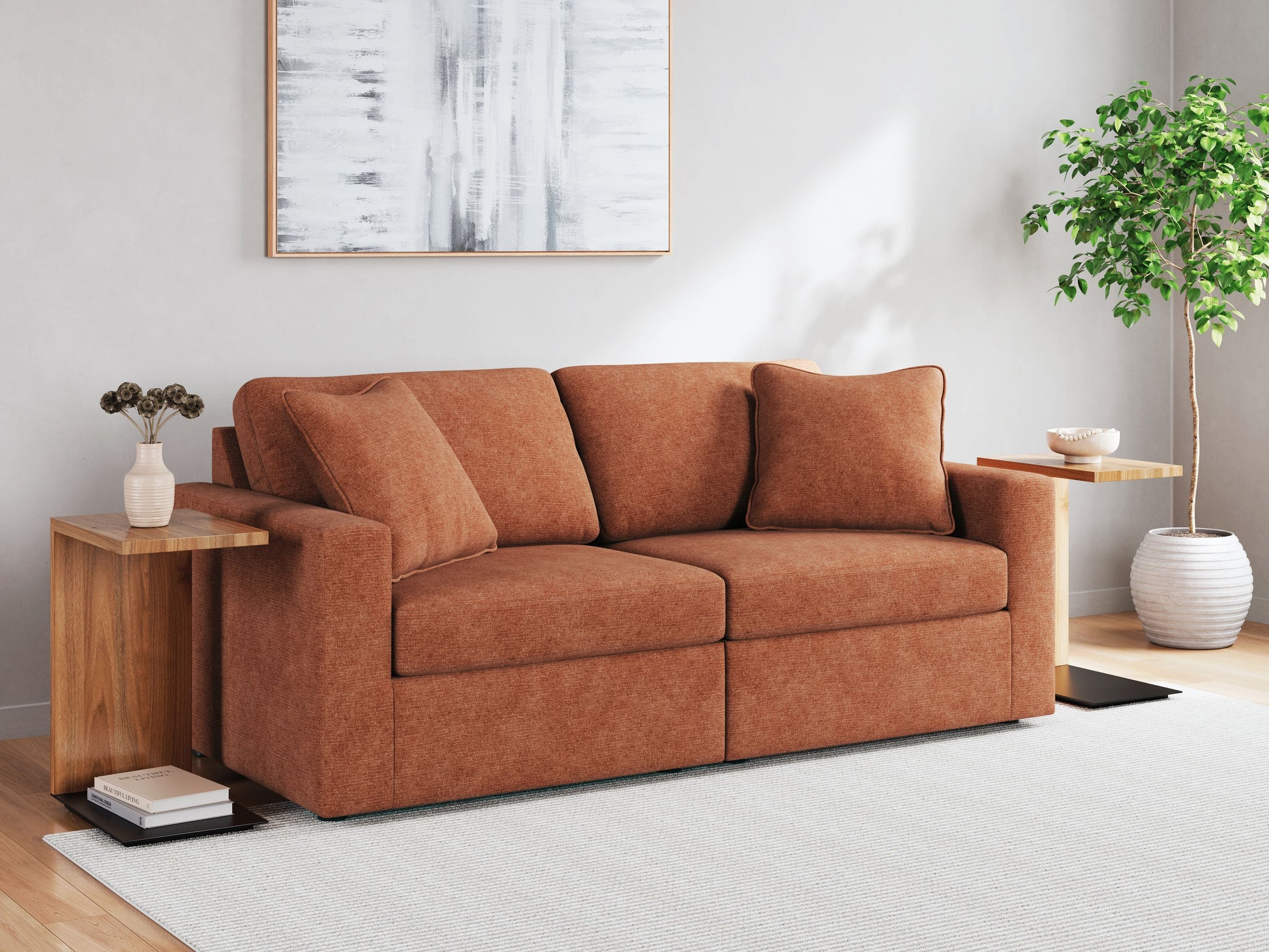 Signature Design by Ashley® Modmax - Spice - Sectional | Meri Furniture