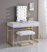ACME Asa - Accent Mirror - White Finish | Meri Furniture