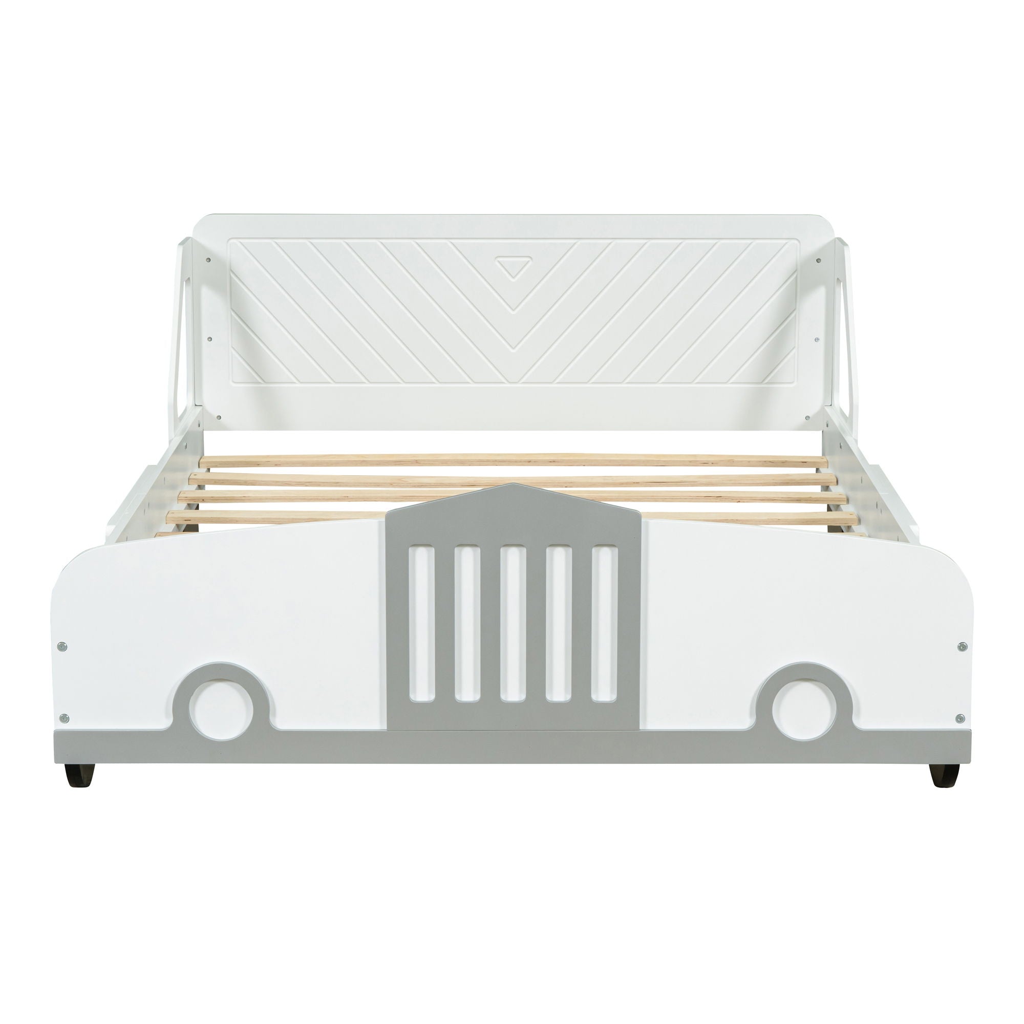 Car Shaped Platform Bed With Wheels