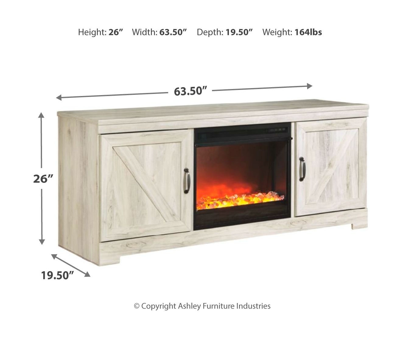 Signature Design by Ashley® Bellaby - Entertainment Center | Meri Furniture
