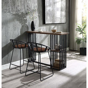 ACME Zudora - Counter Height Table - Black | Meri Furniture