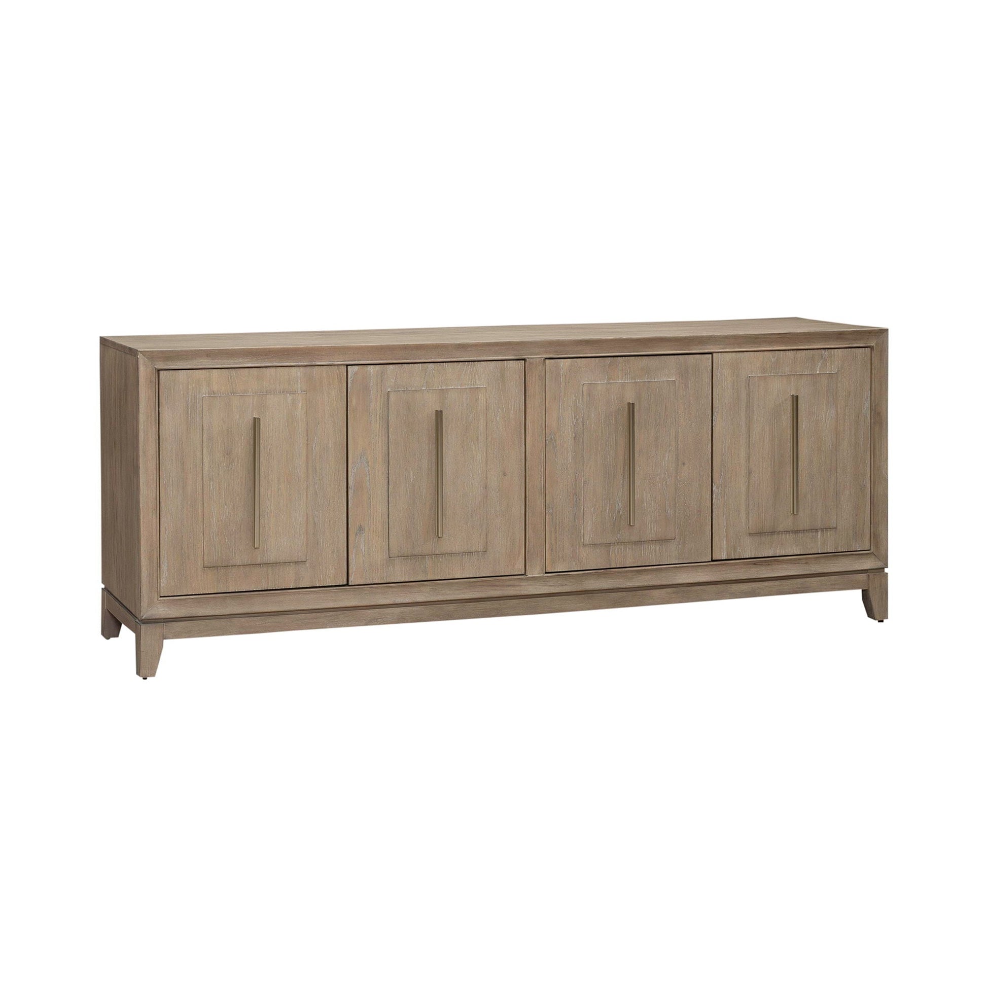 Liberty Furniture Brentwood - 78" TV Console - Sandstone | Meri Furniture
