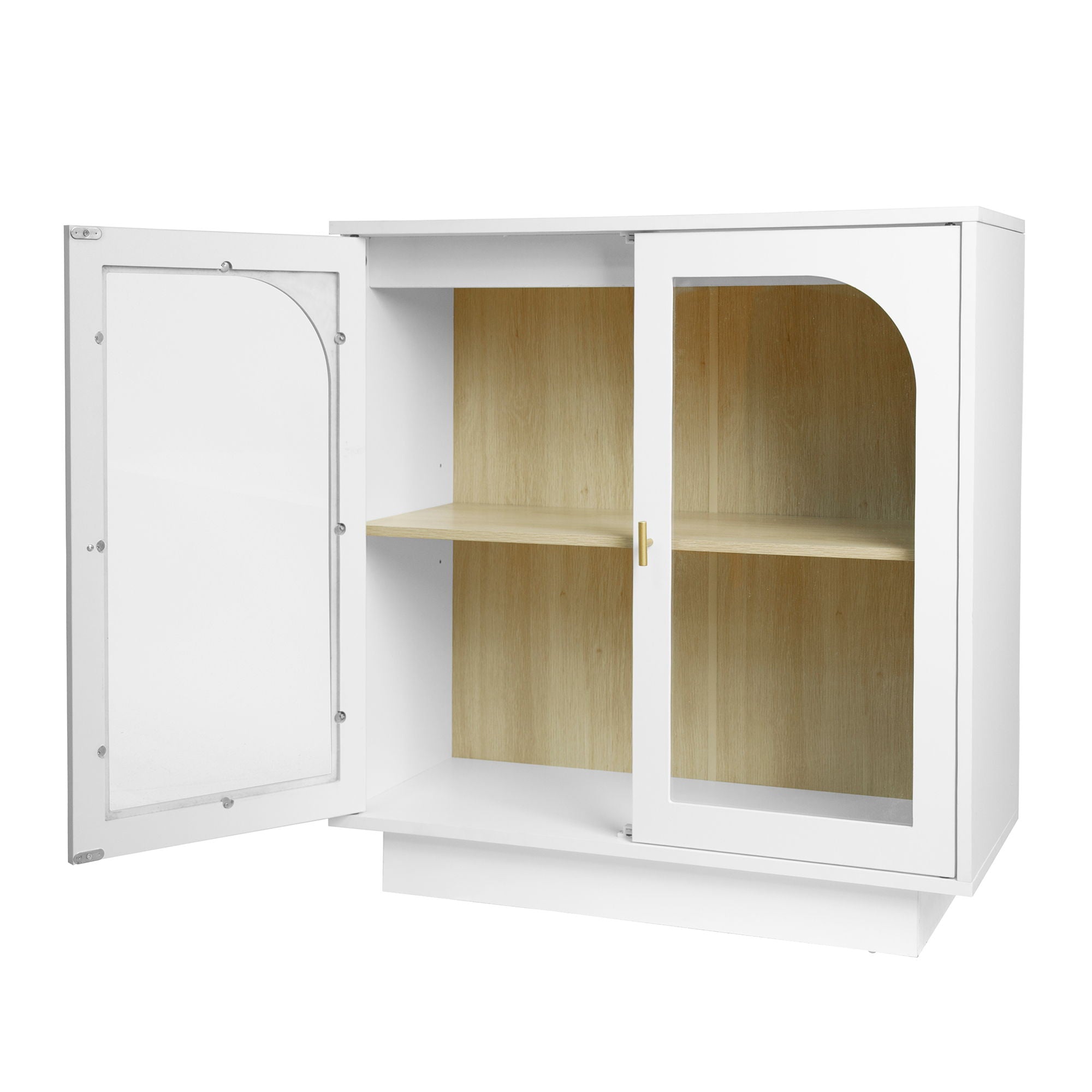 Storage Cabinet With Acrylic Door For Living Room