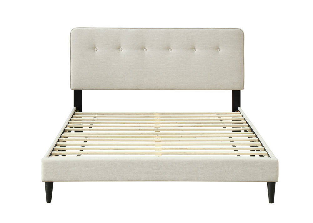 Upholstered Bed Compact With USB