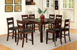 Furniture of America Dickinson - Counter Height Table With Leaf - Dark Cherry | Meri Furniture