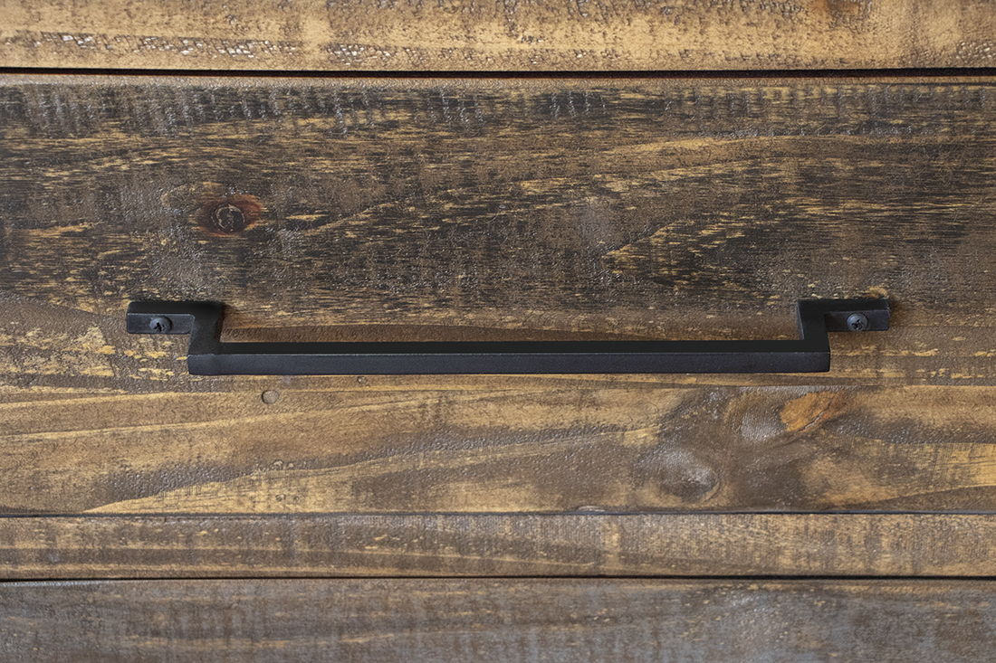 International Furniture Direct Antique Gray - Chest - Gray / Brown | Meri Furniture