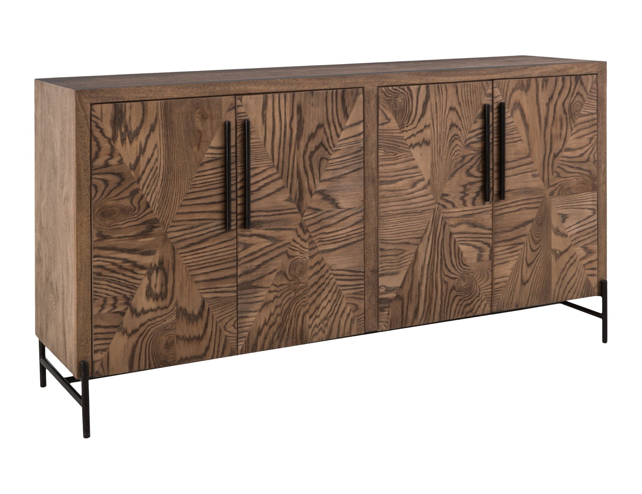 Verona - 4-Door Console - Renwick Oak Brown