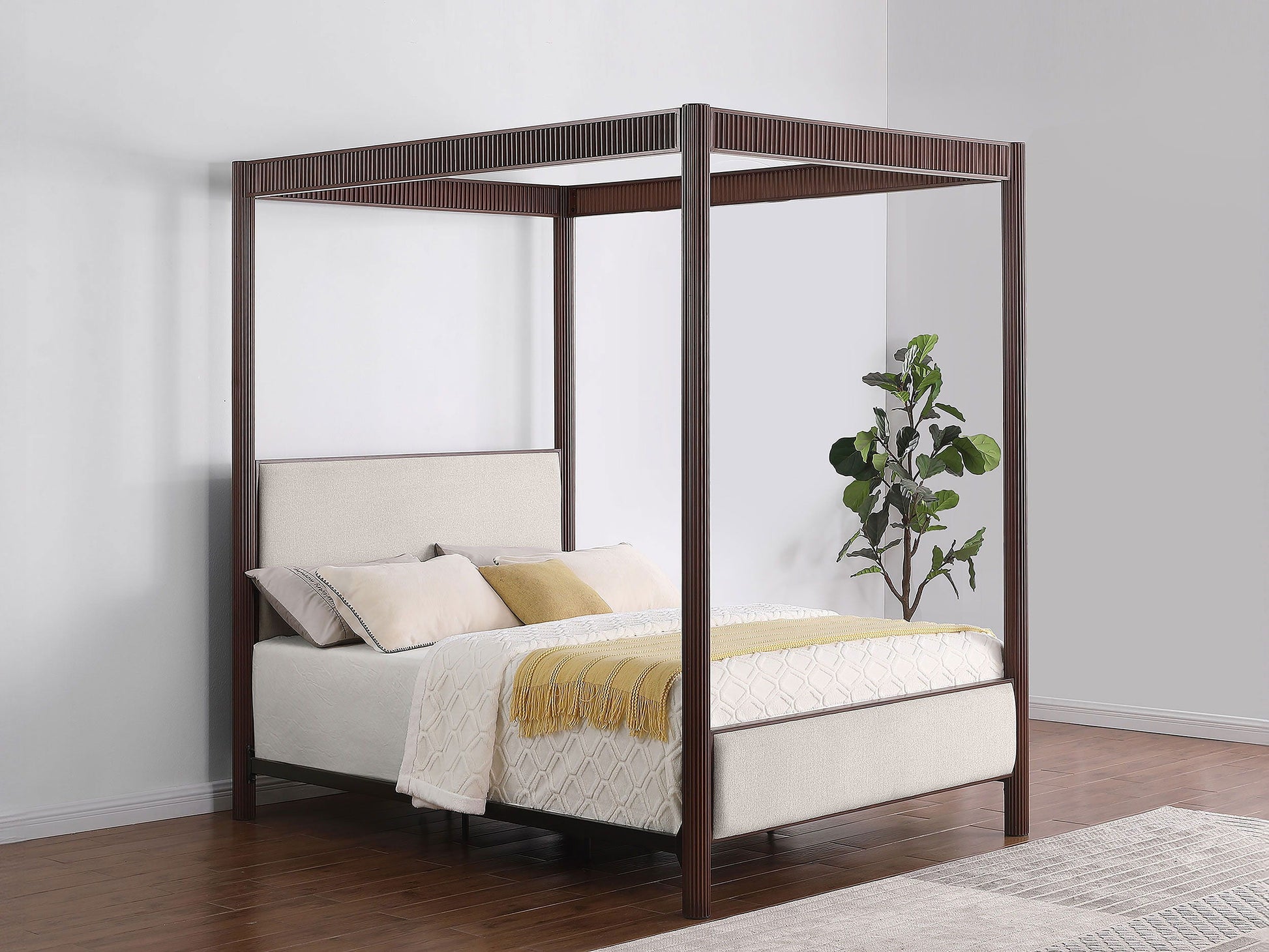 Coaster Fine Furniture Zimmerleee - Metal Canopy Bed | Meri Furniture